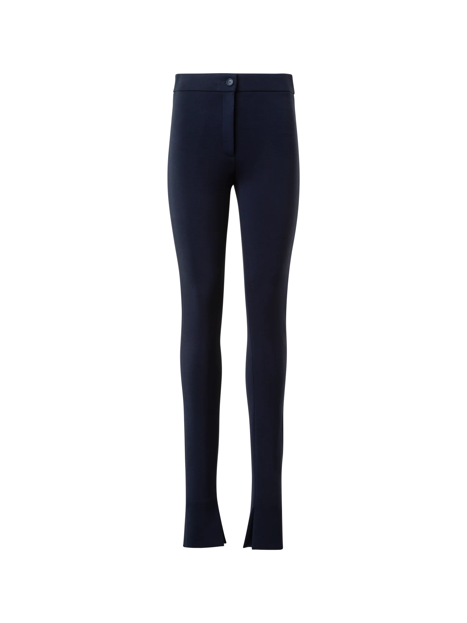 Skinny Stretch Jersey Leggings with Slit