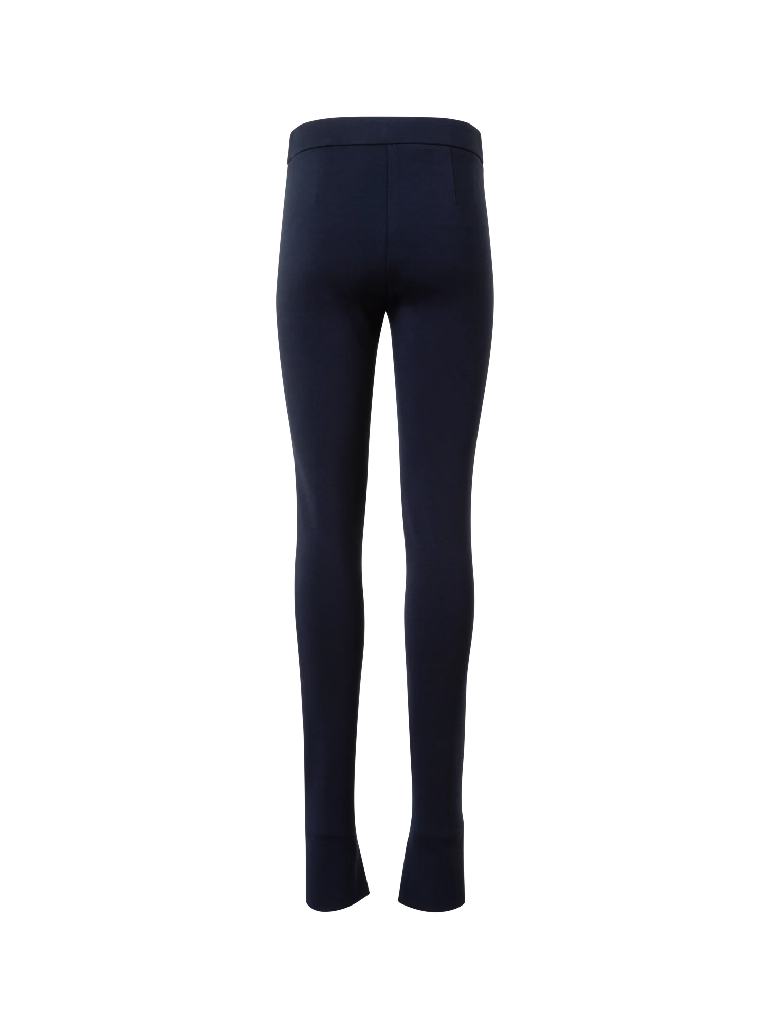 Skinny Stretch Jersey Leggings with Slit - Image 4