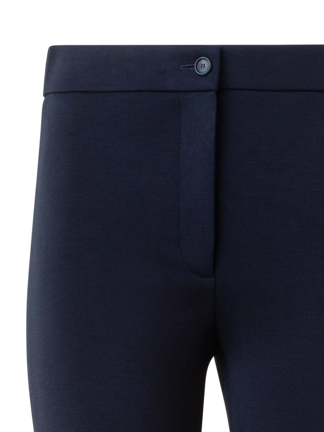 Skinny Stretch Jersey Leggings with Slit - Image 6