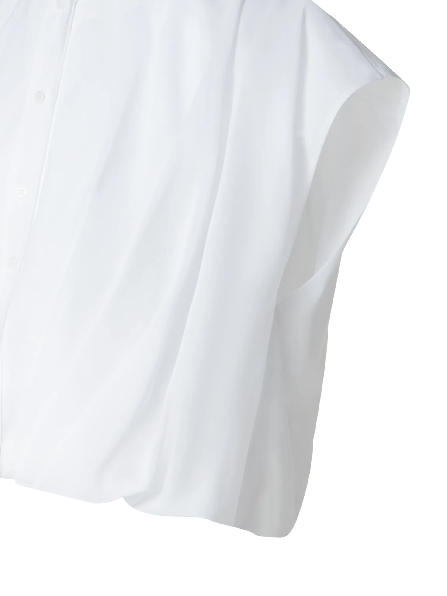 Sleeveless Cotton Voile Blouse - Image 3