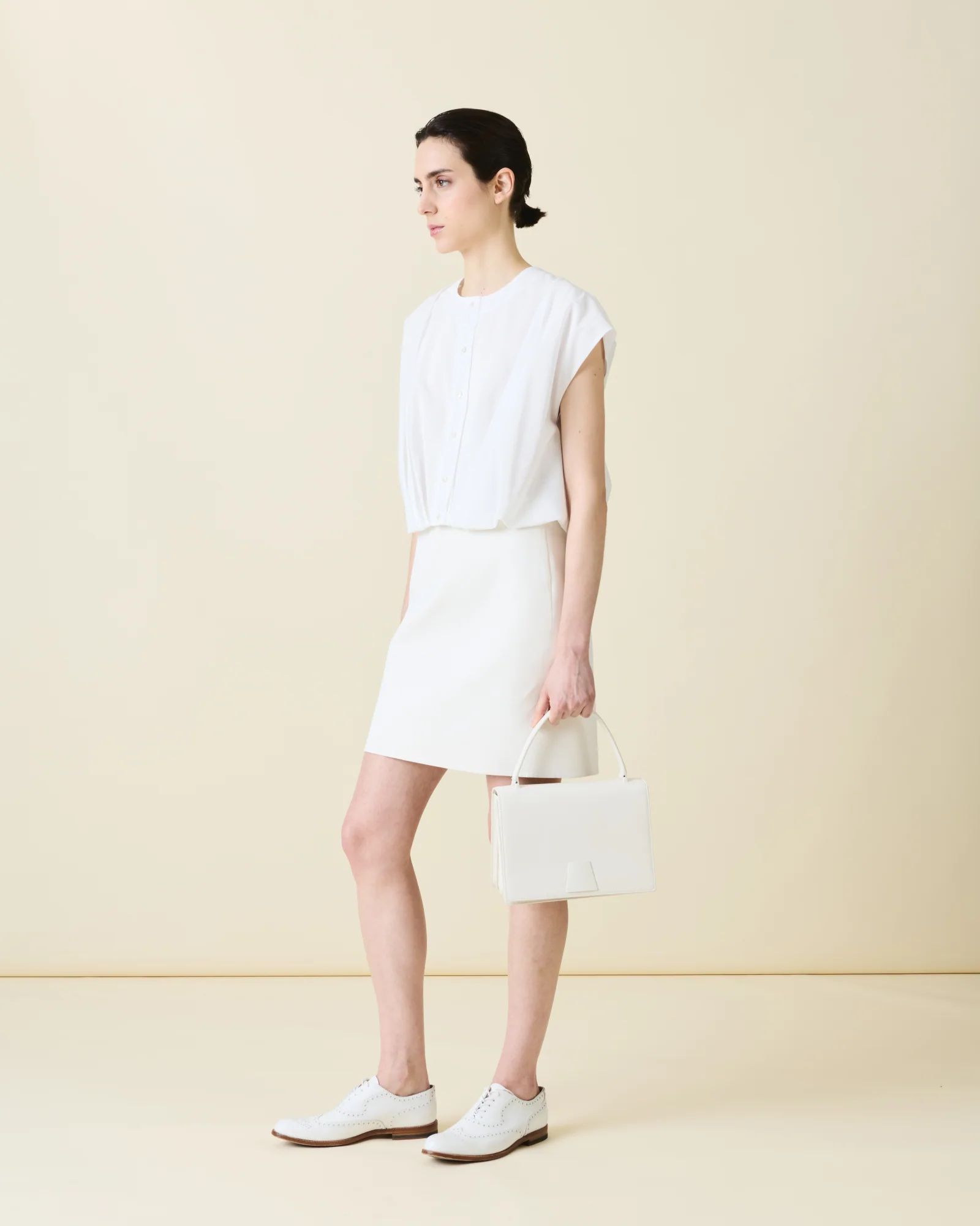 Sleeveless Cotton Voile Blouse - Image 5
