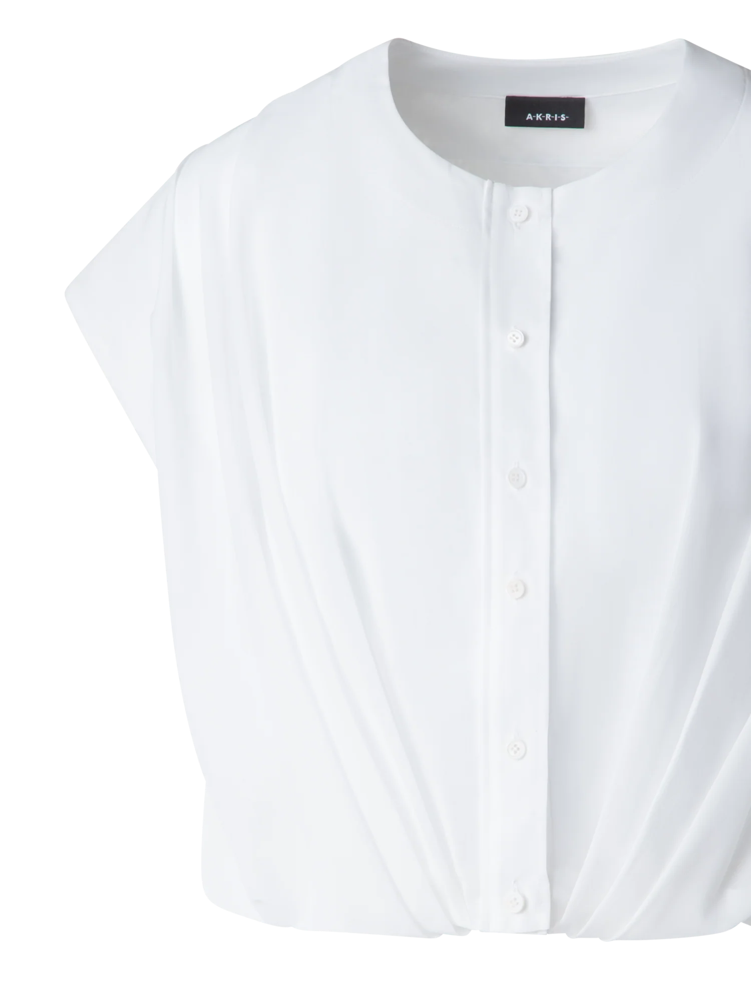 Sleeveless Cotton Voile Blouse - Image 6
