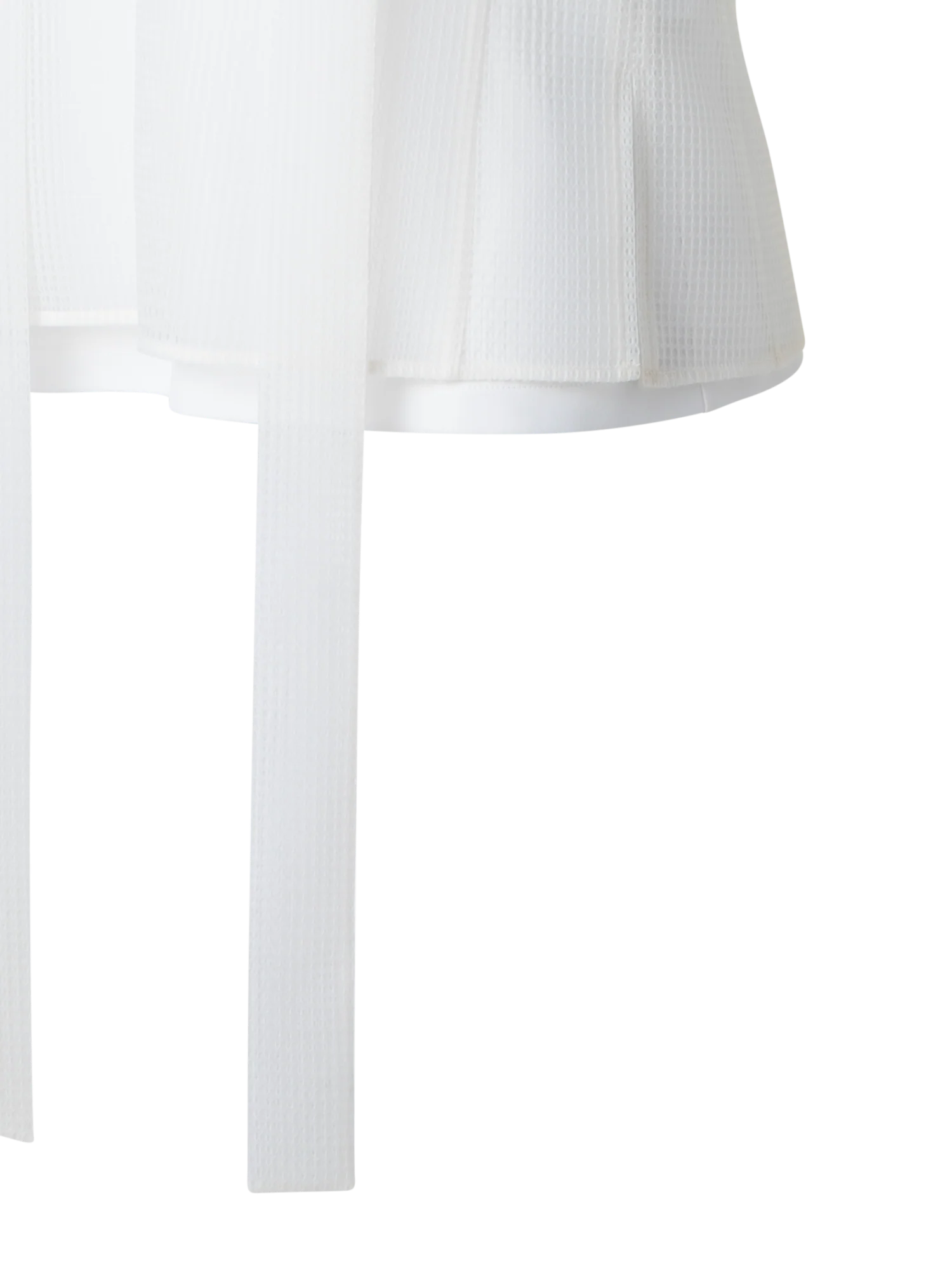Sleeveless Tie Neck Blouse in Techno Grid - Image 3