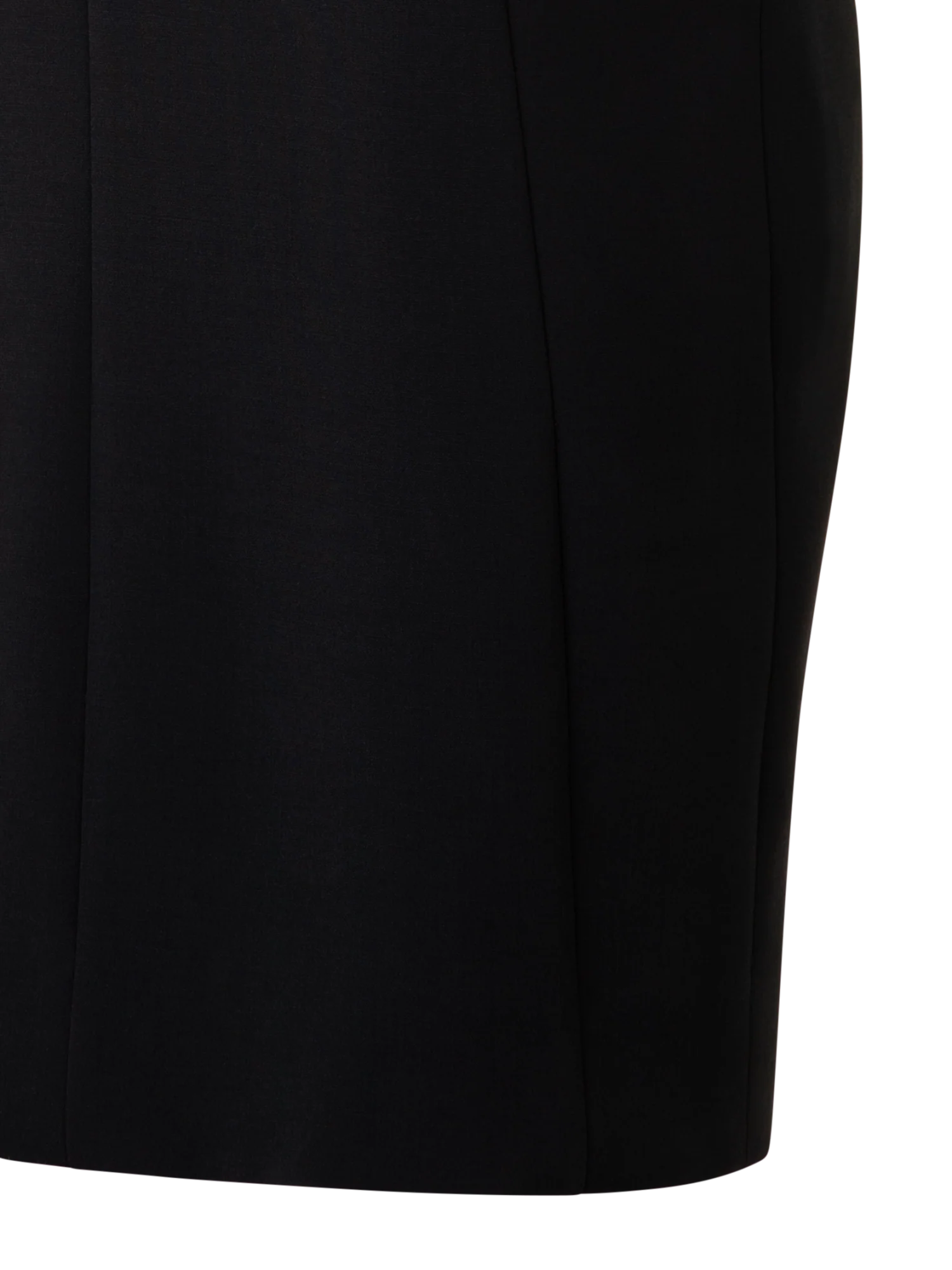 Sleeveless V-Neck Wool Double-Face Sheath Dress - Image 5