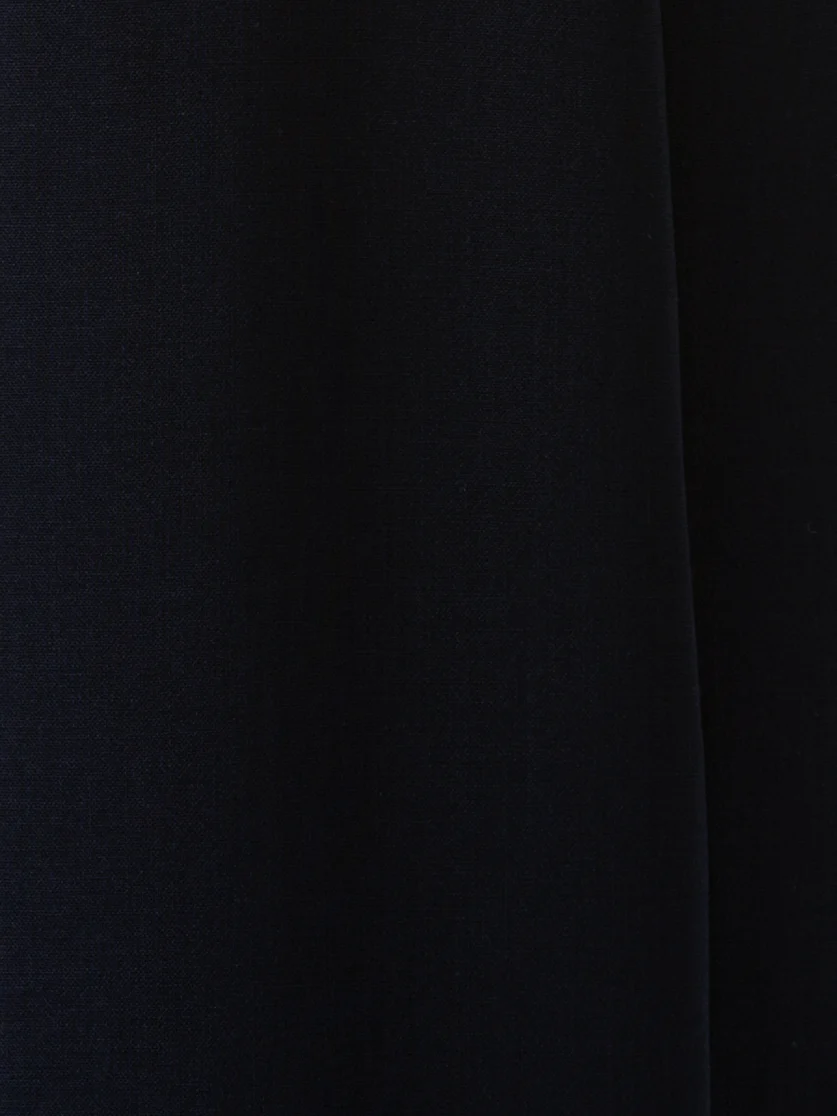 Sleeveless V-Neck Wool Double-Face Sheath Dress - Image 5