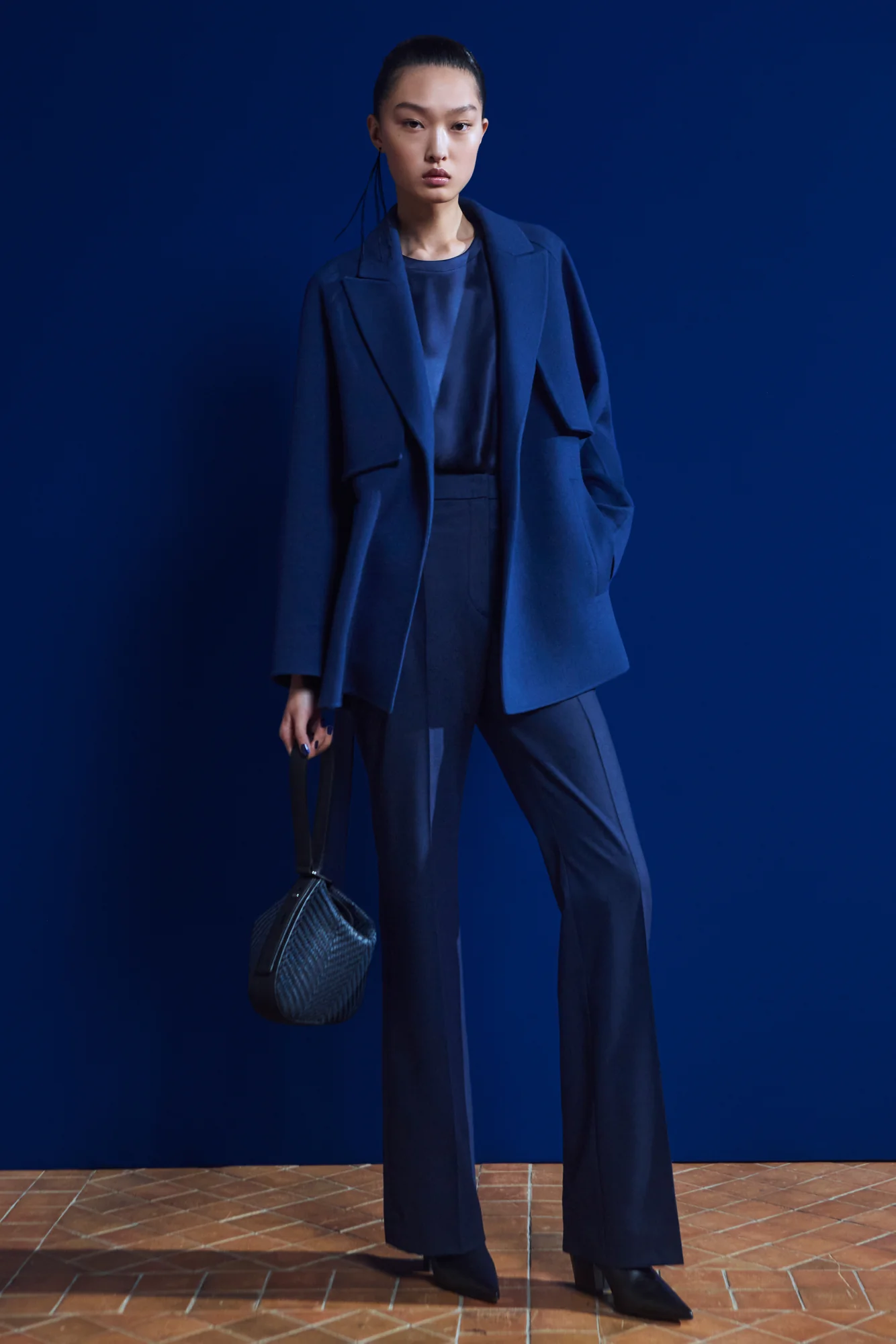Slight Bootcut Stretch Wool Flannel Pants - Image 9