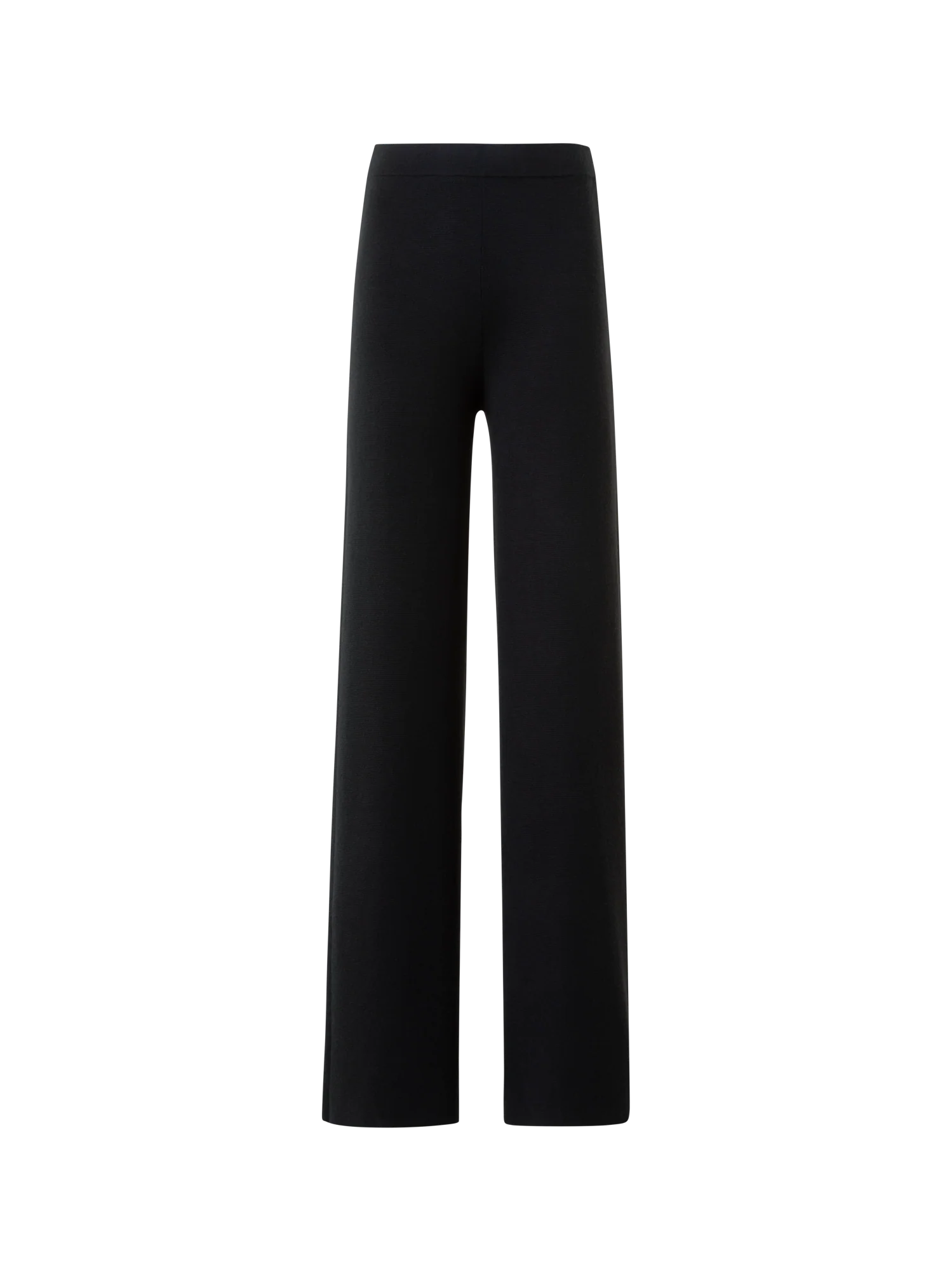 Slight Flared Cashmere Silk Knit Pants