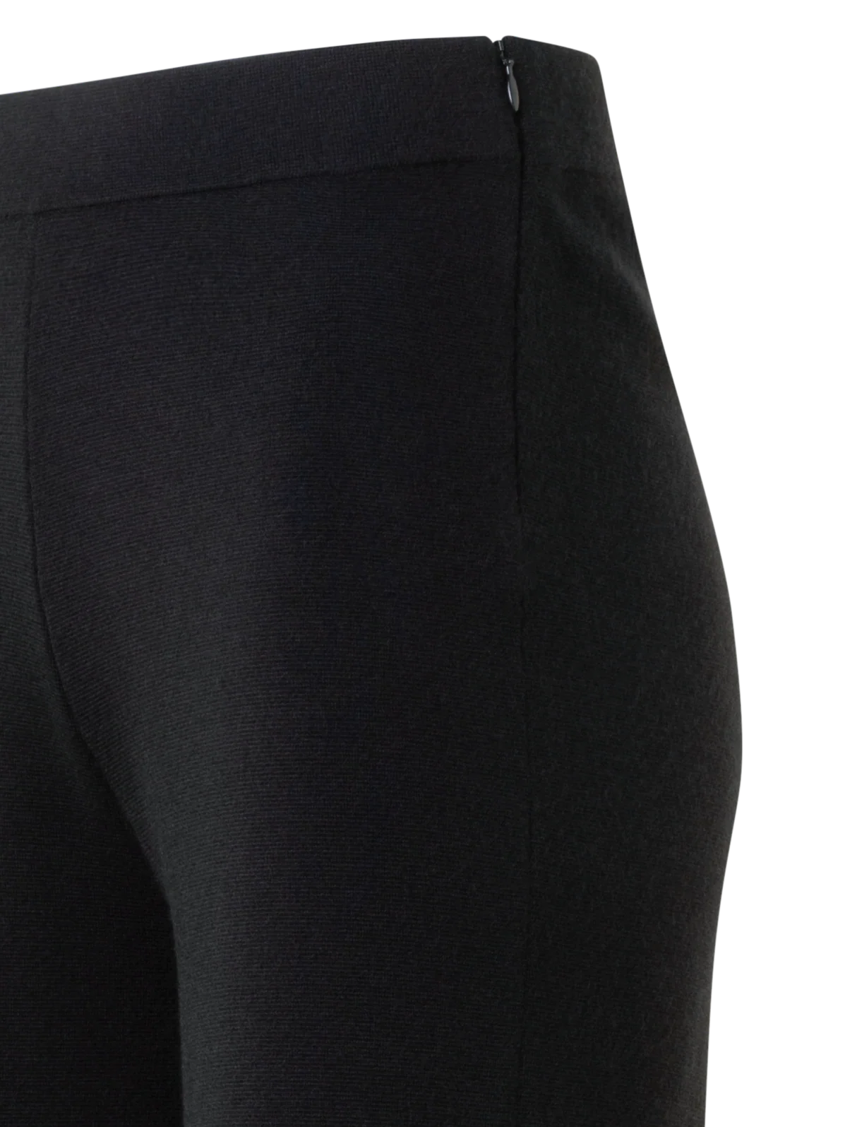Slight Flared Cashmere Silk Knit Pants - Image 3