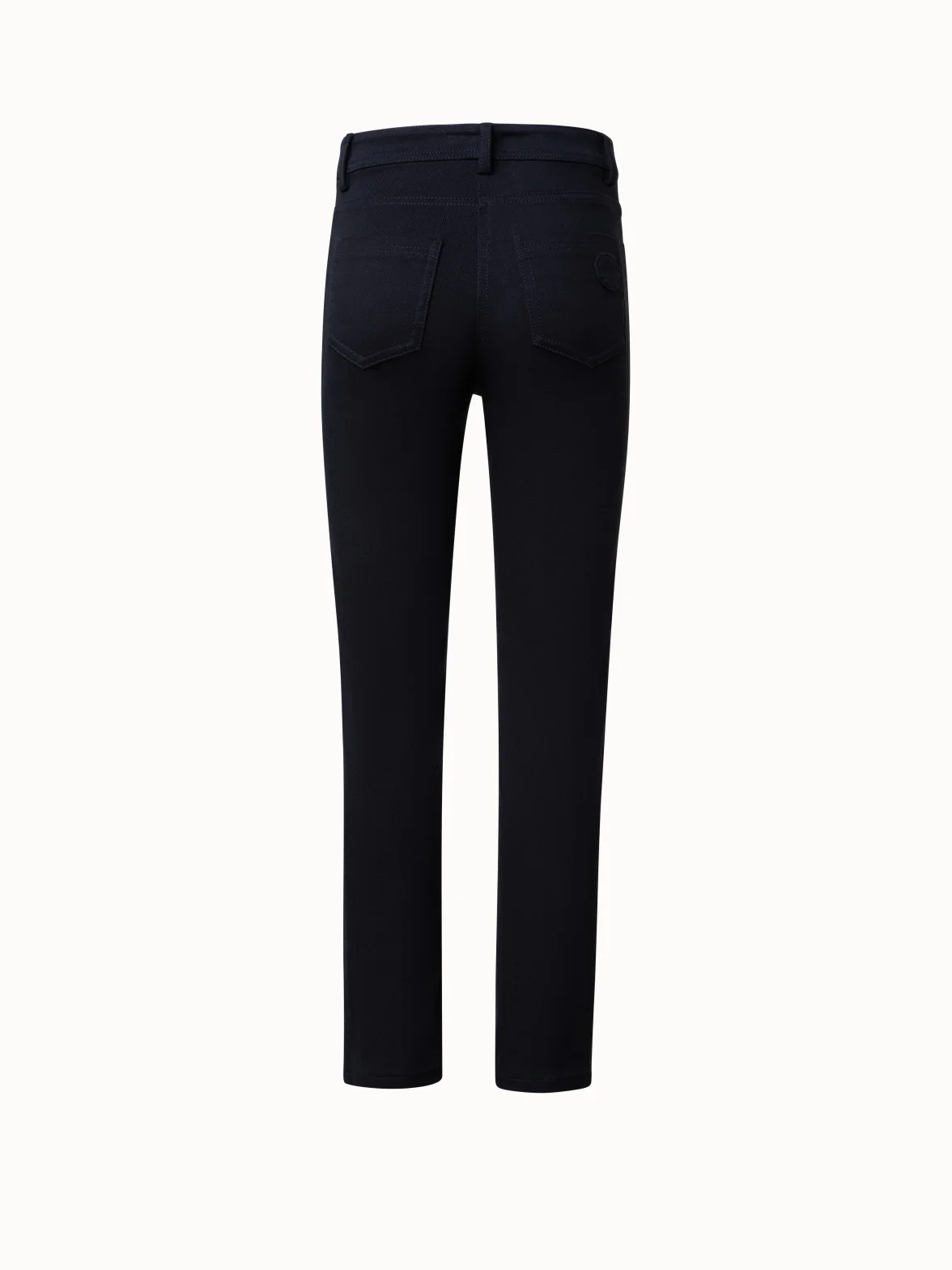 Slim-Fit Cropped Denim Pants - Image 2