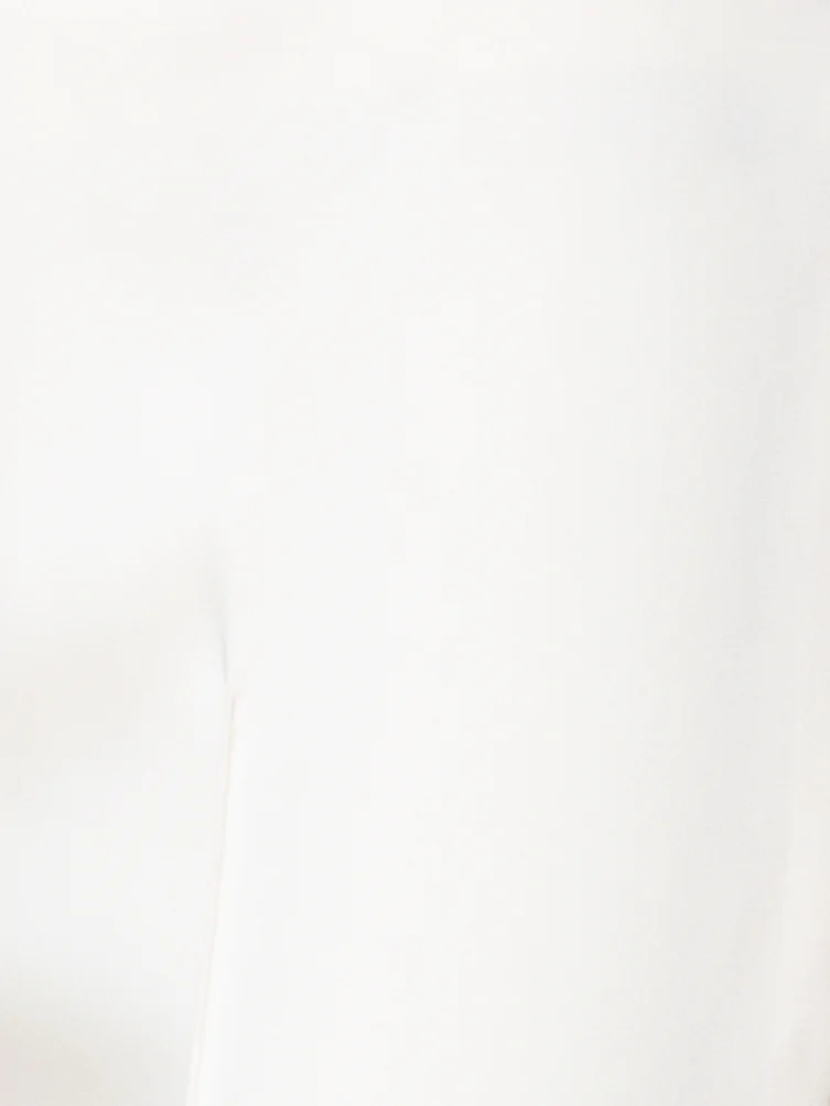 Slim Silk Stretch Crêpe Pants - Image 5
