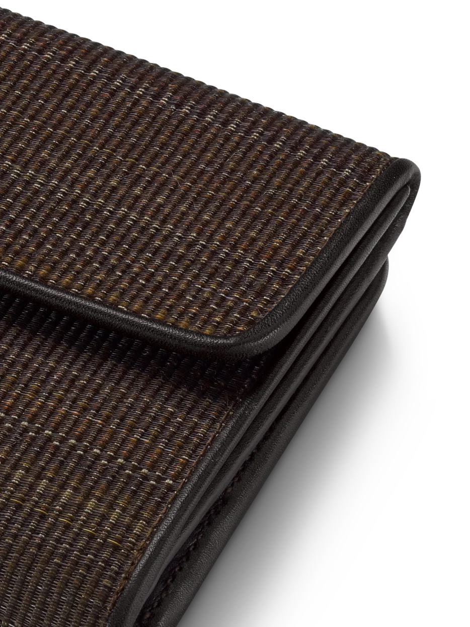 Small Flap Wallet in Horsehair - Image 2