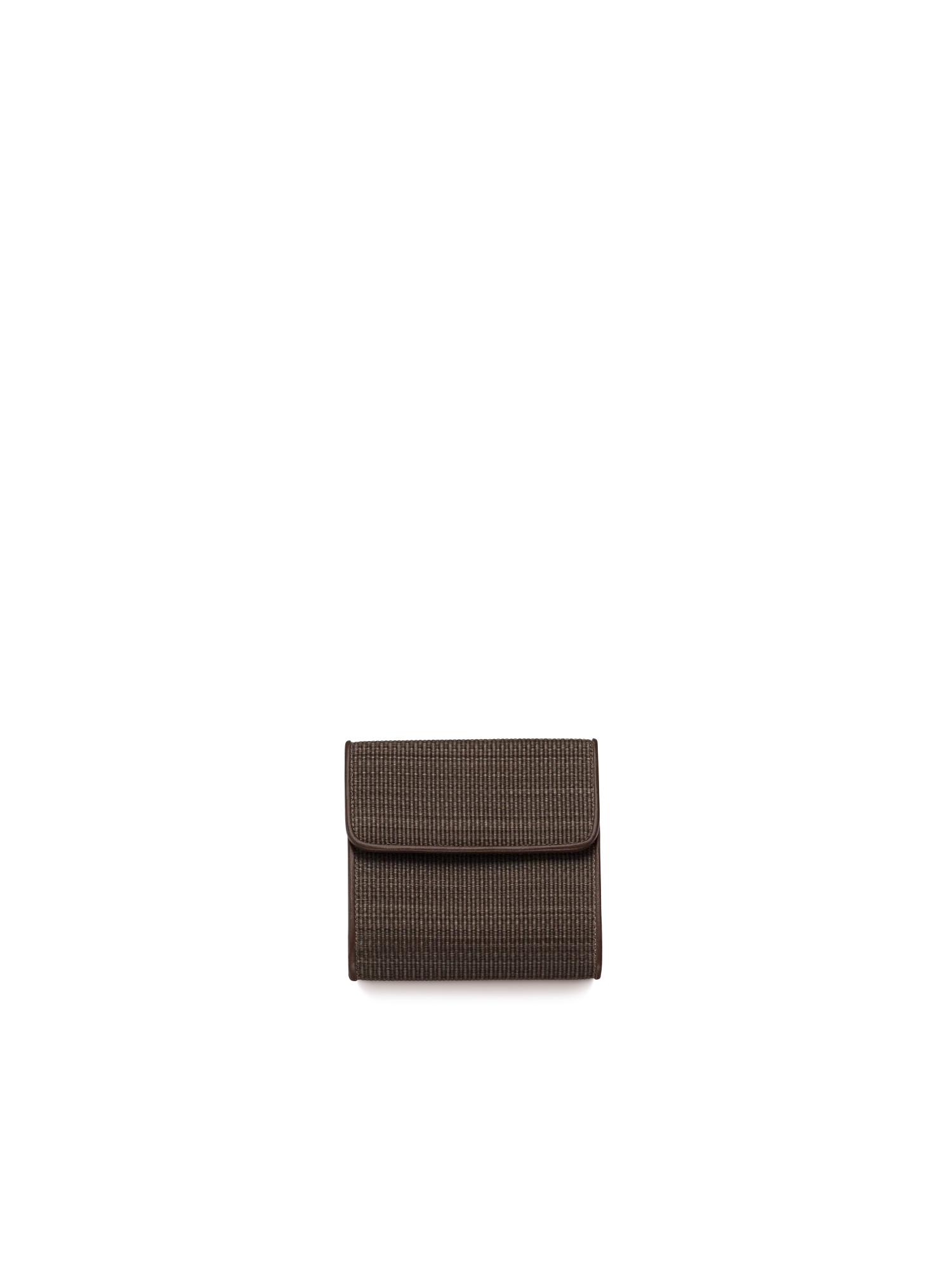 Small Flap Wallet in Horsehair