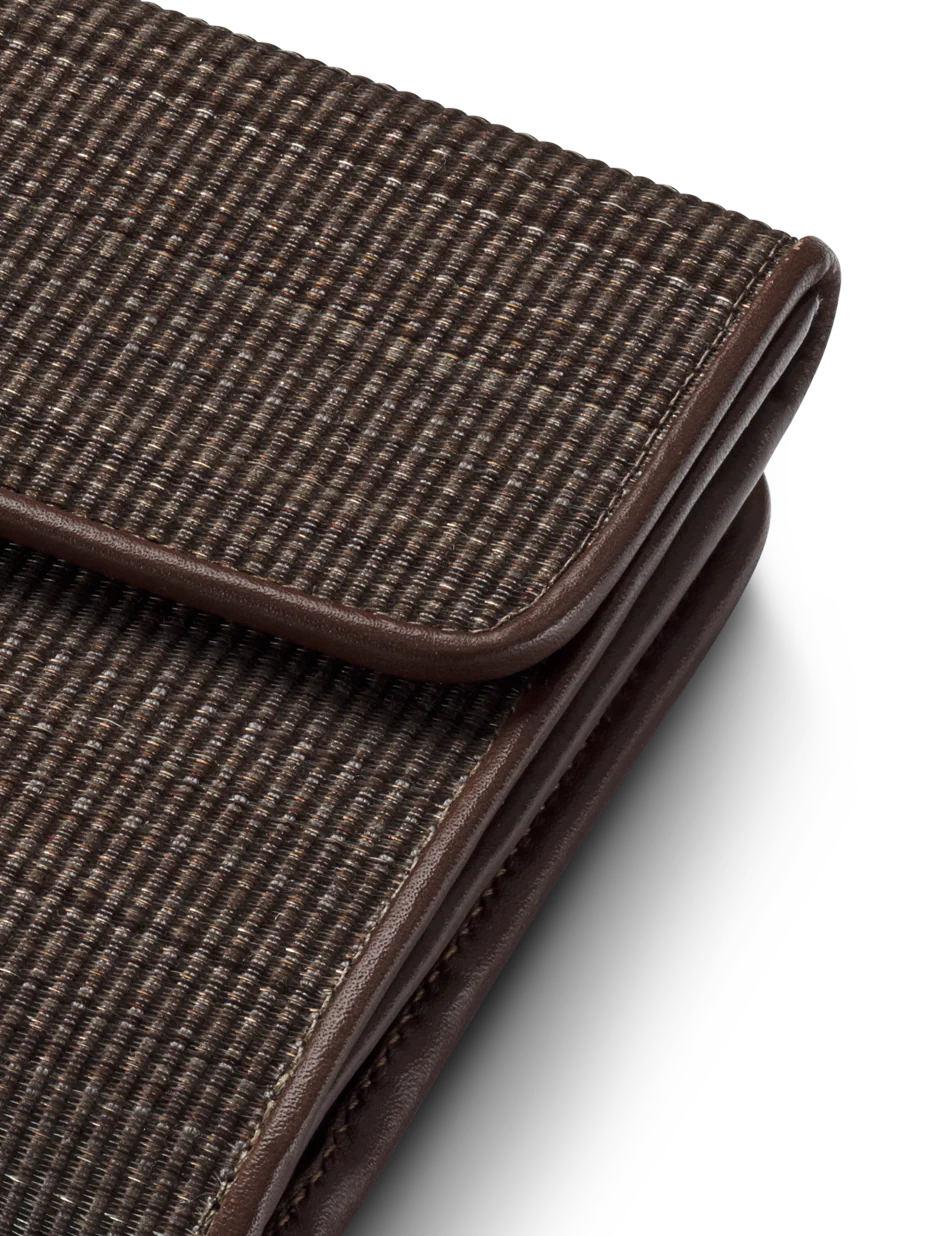 Small Flap Wallet in Horsehair - Image 2
