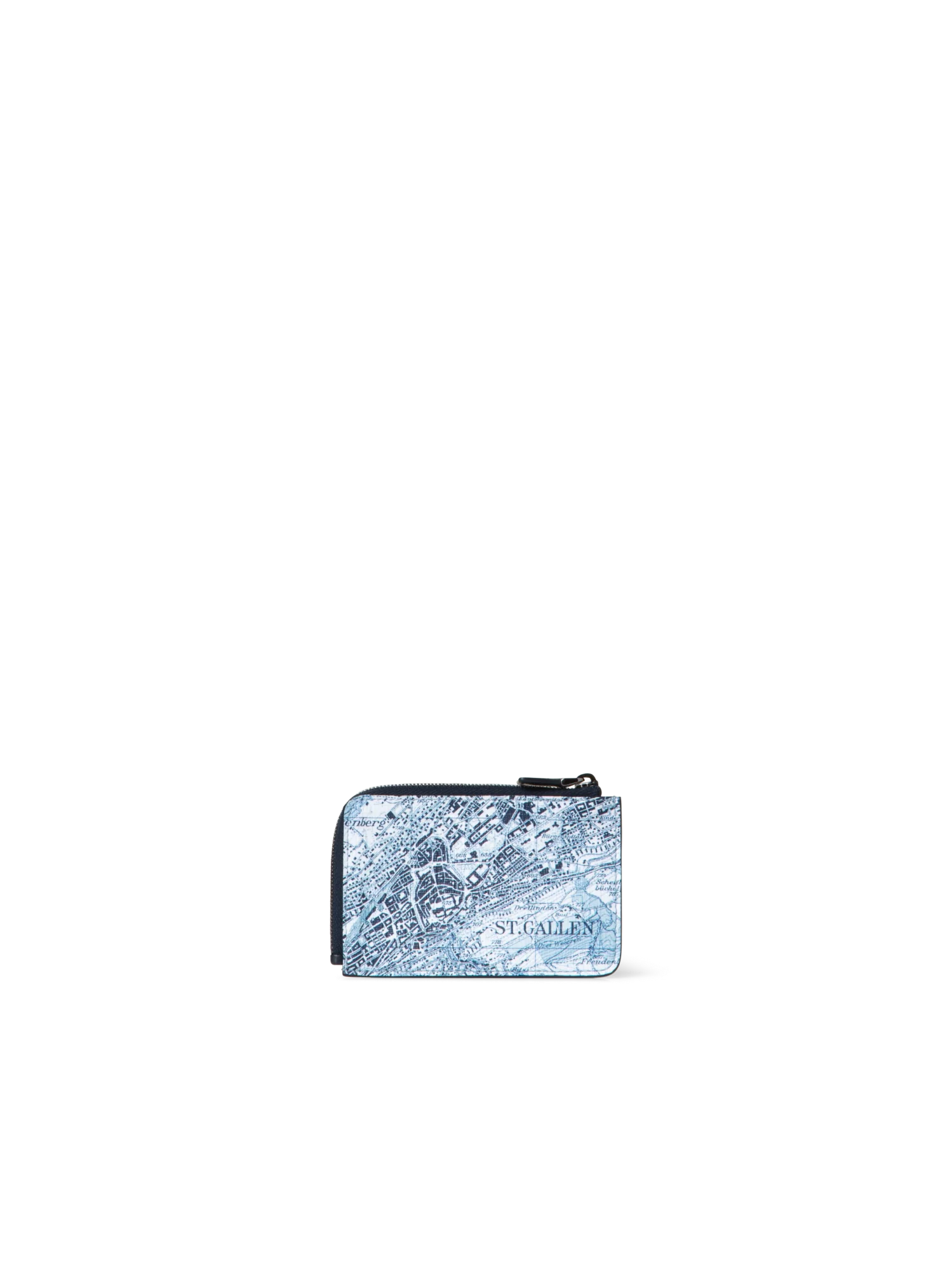 Small Wallet with St. Gallen Map Print