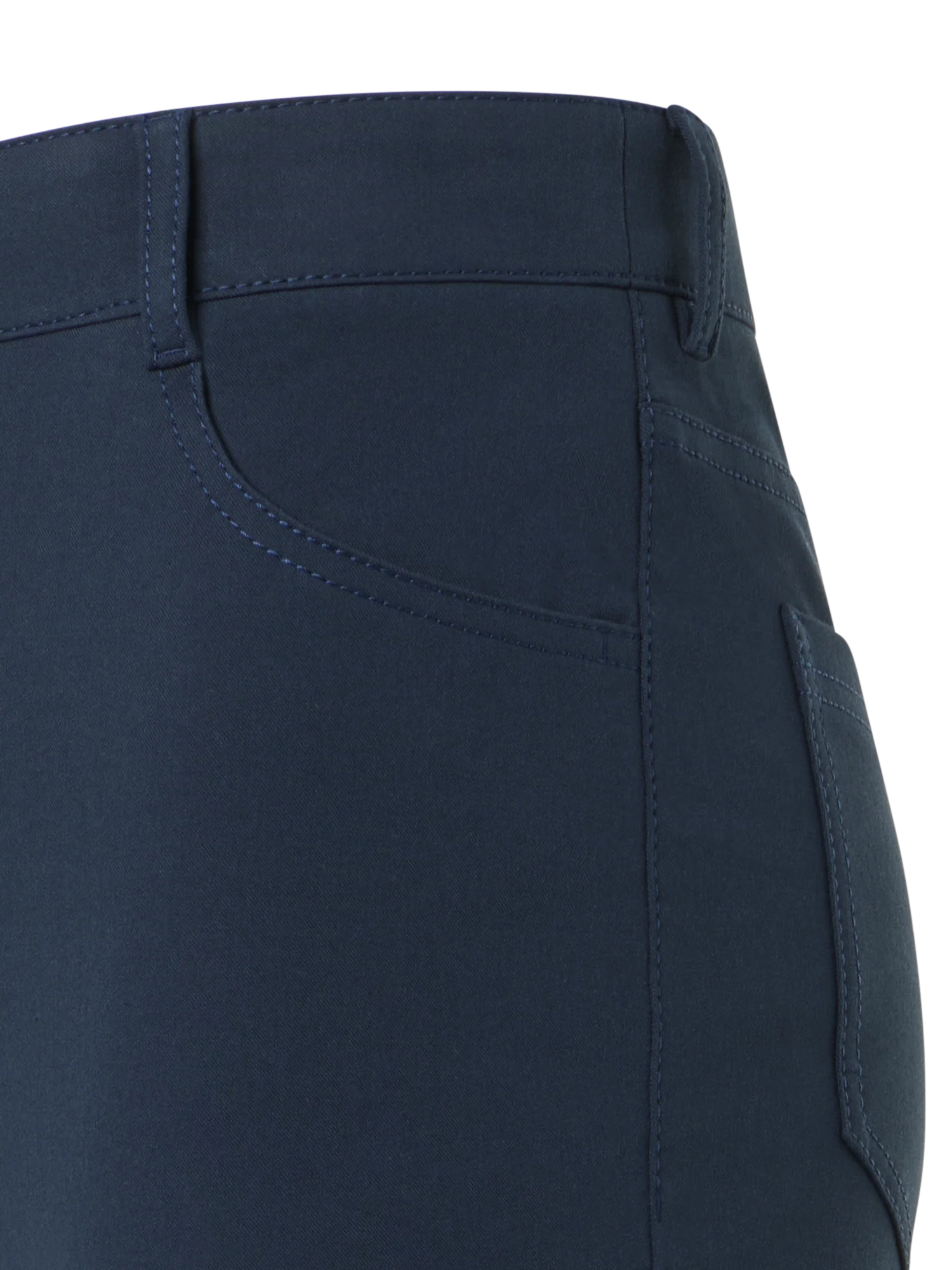 Cali Mid-Rise Cropped Bootcut Cotton Bi-Stretch Pants - Image 3