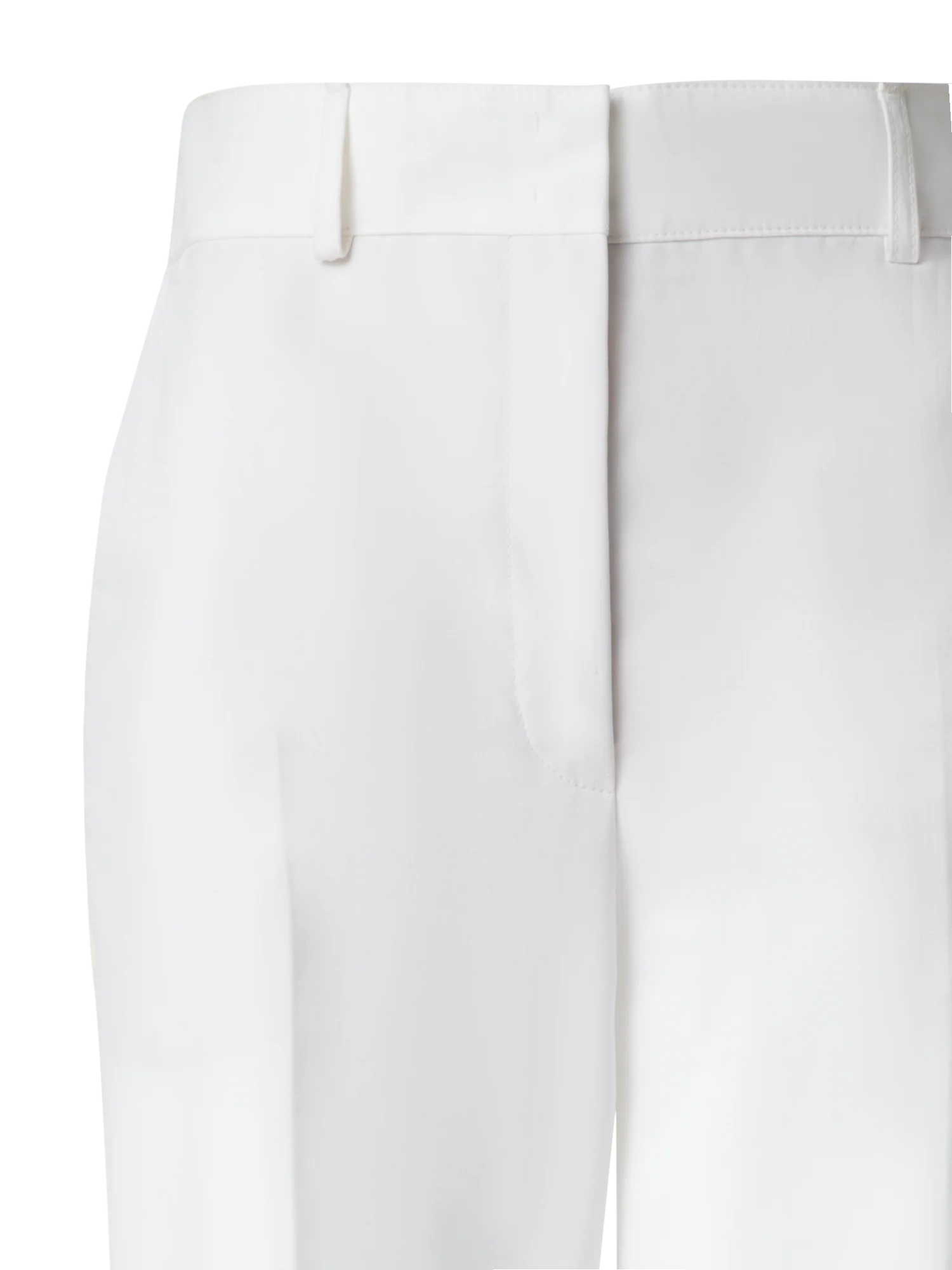 Wide Straight Cotton Stretch Pants - Image 5