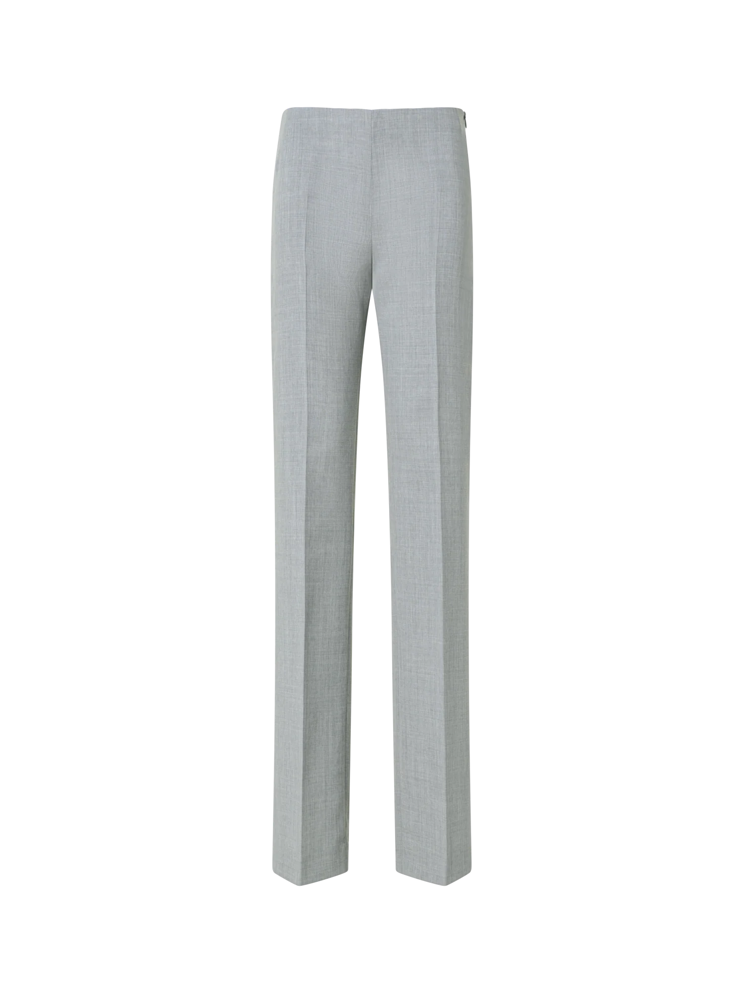 Straight Wool Double-Face Pants