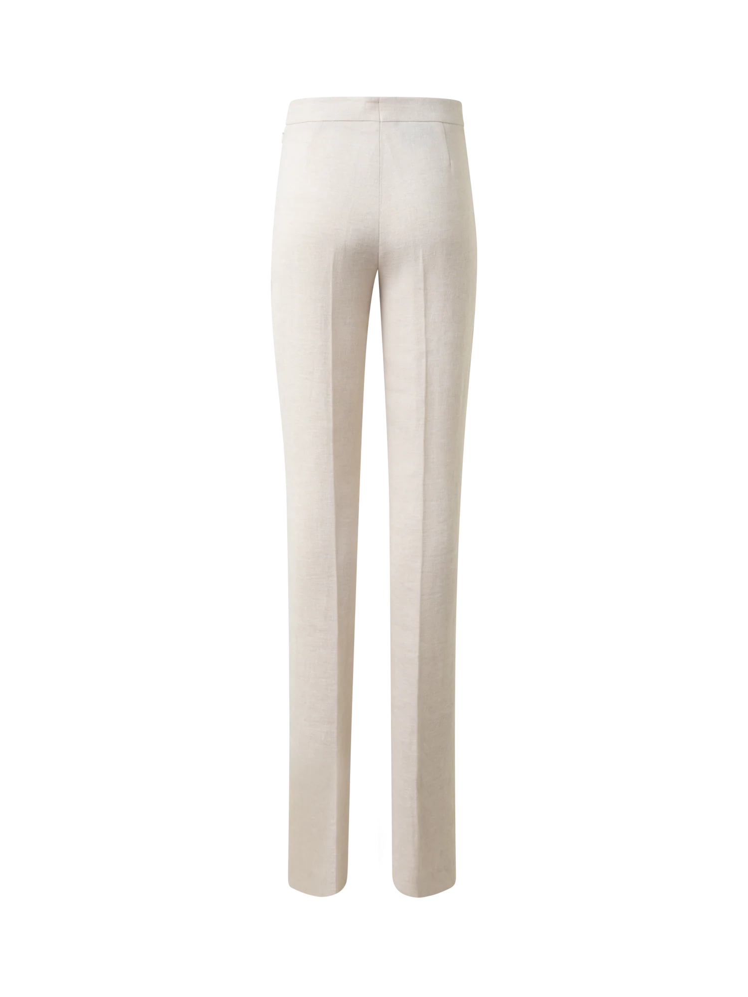 Straight Linen Double-Face Pants - Image 4