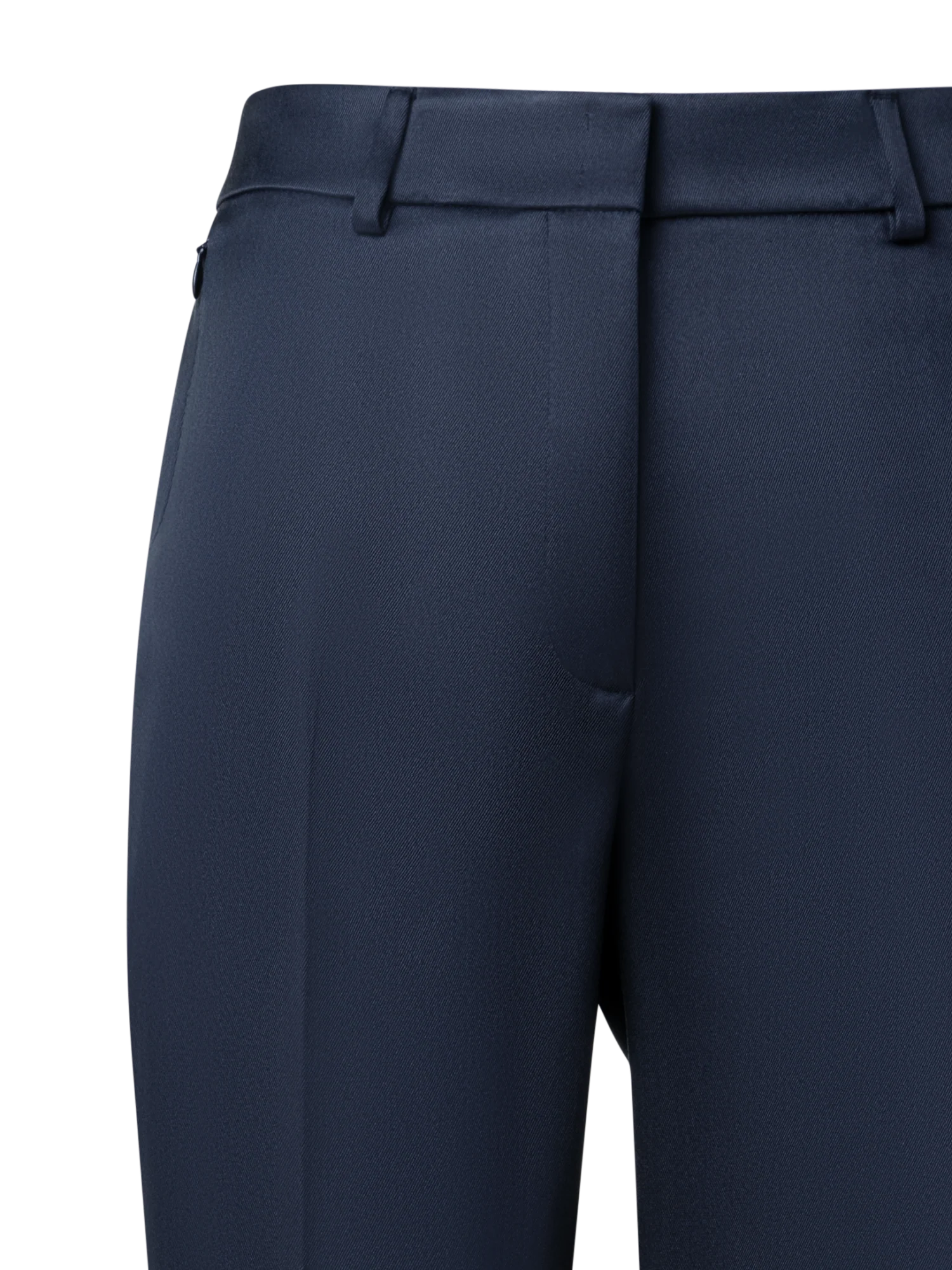 Straight Silk Gabardine Pants - Image 4