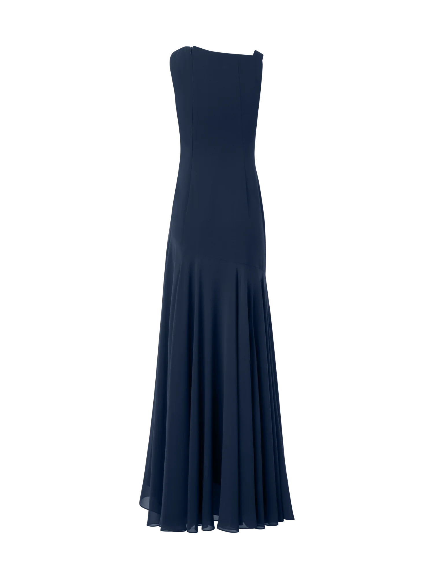 Swarovski Crystal Square Studs Gown with Slit - Image 3