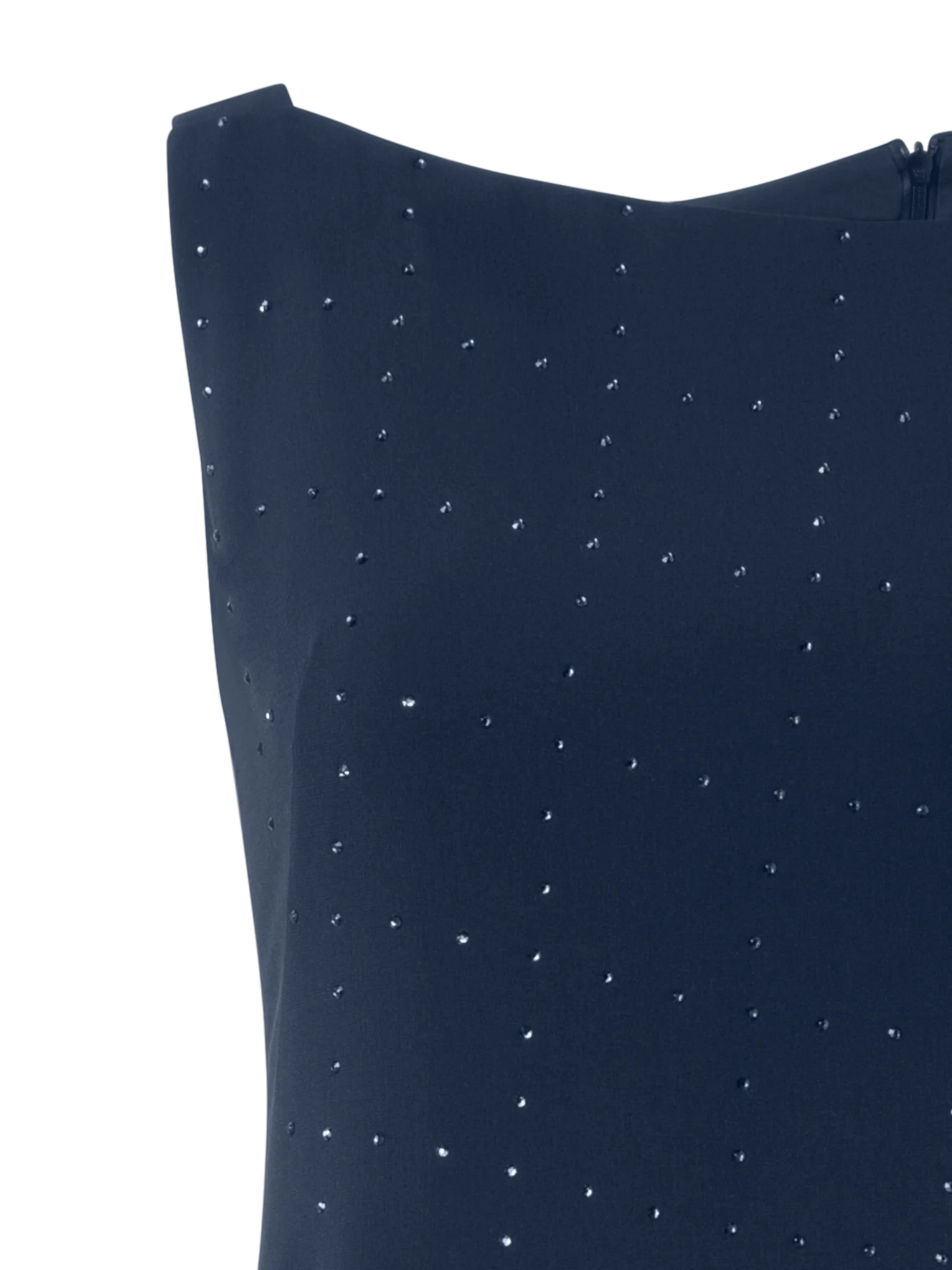 Swarovski Crystal Square Studs Gown with Slit - Image 4