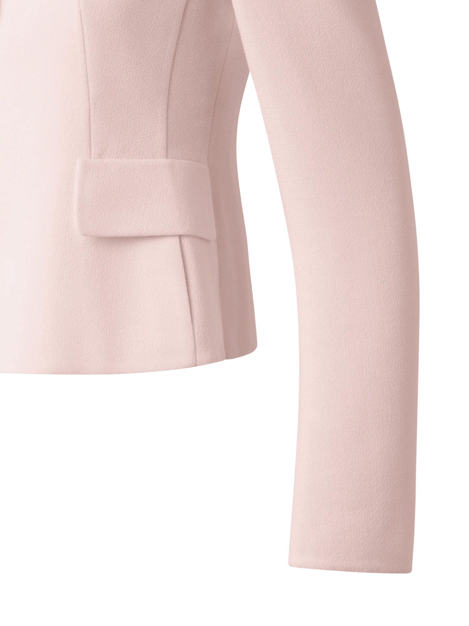Tailored Wool Crêpe Double Face Jacket - Image 2