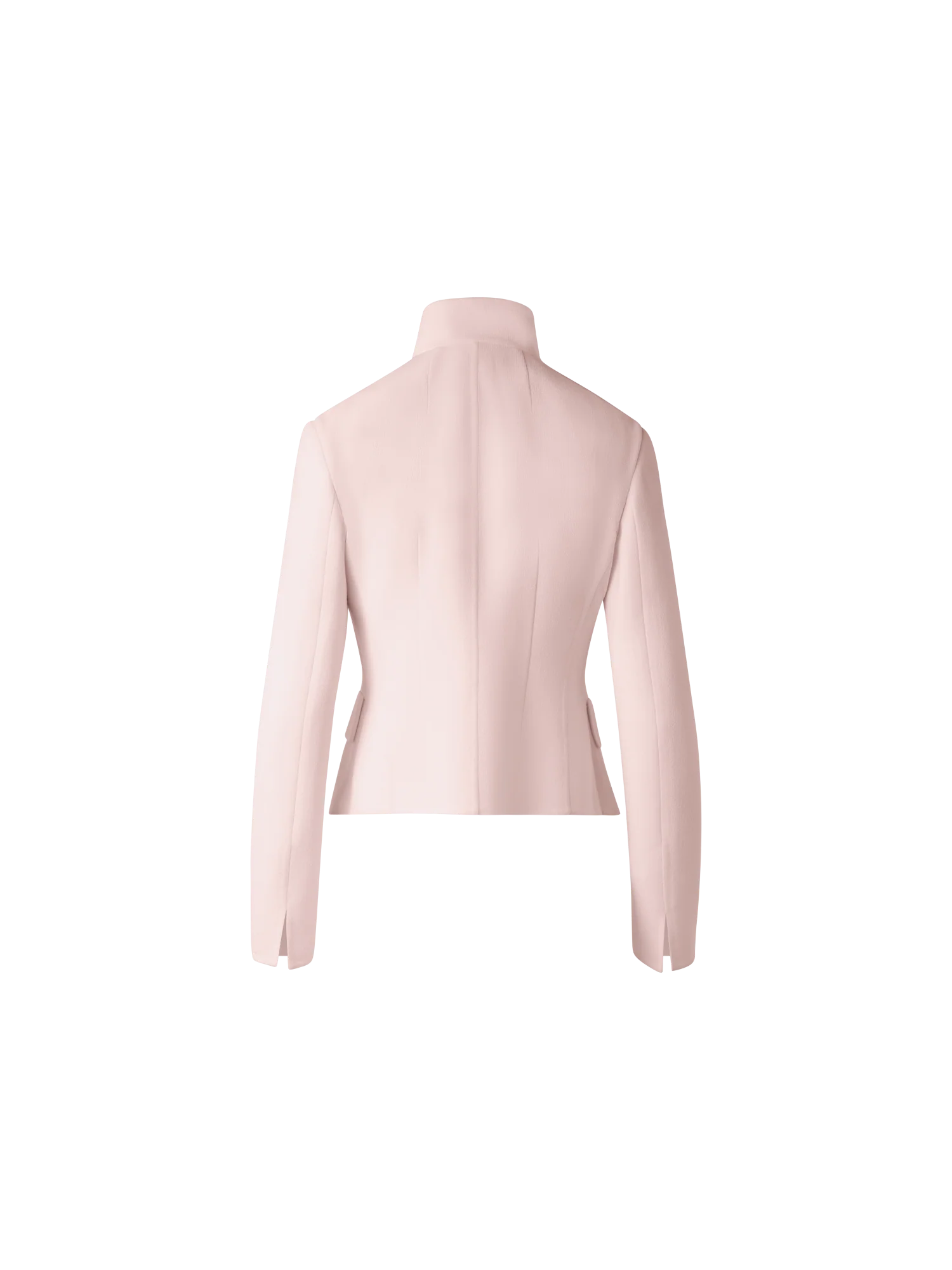 Tailored Wool Crêpe Double Face Jacket - Image 3