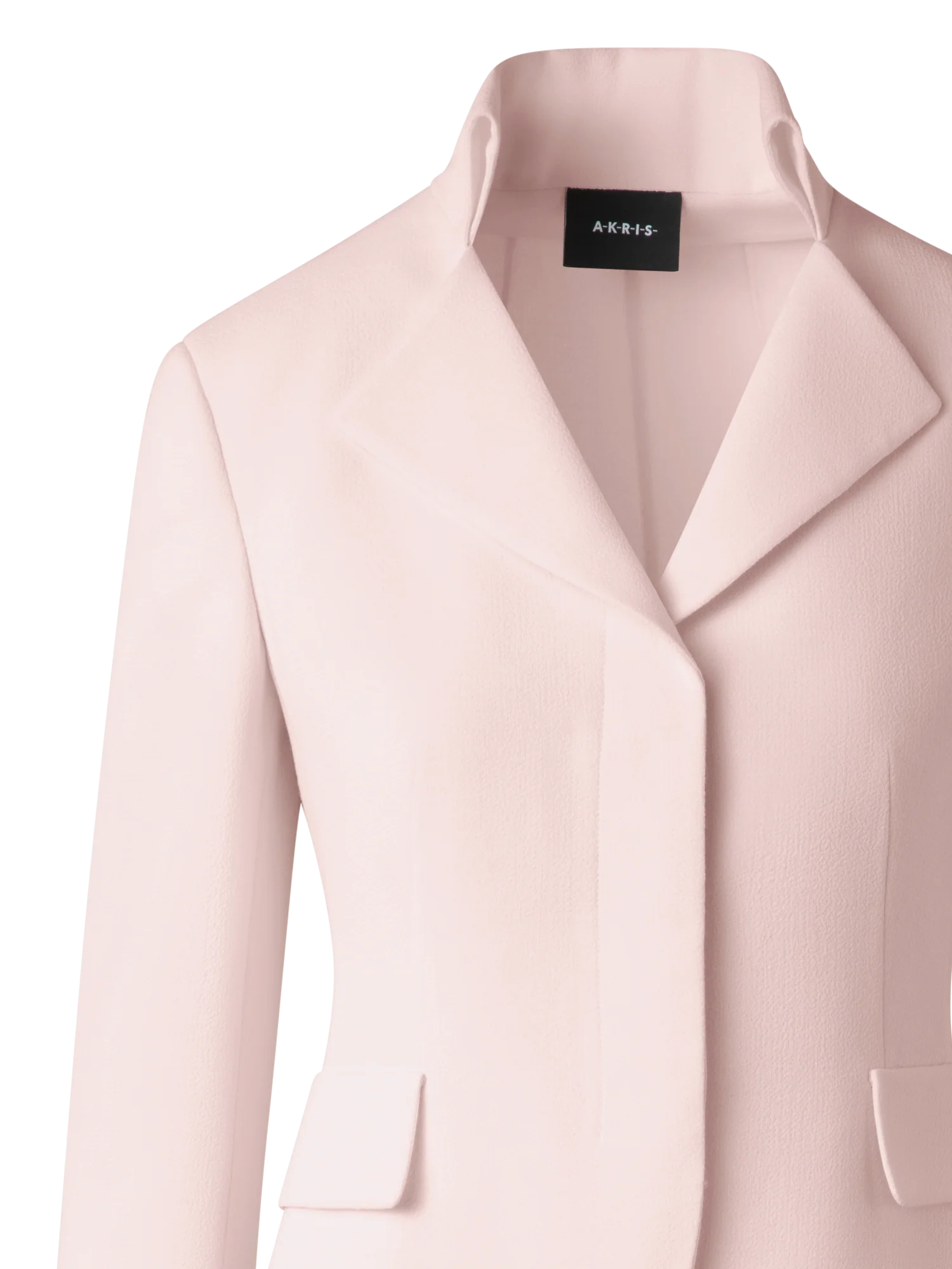 Tailored Wool Crêpe Double Face Jacket - Image 4