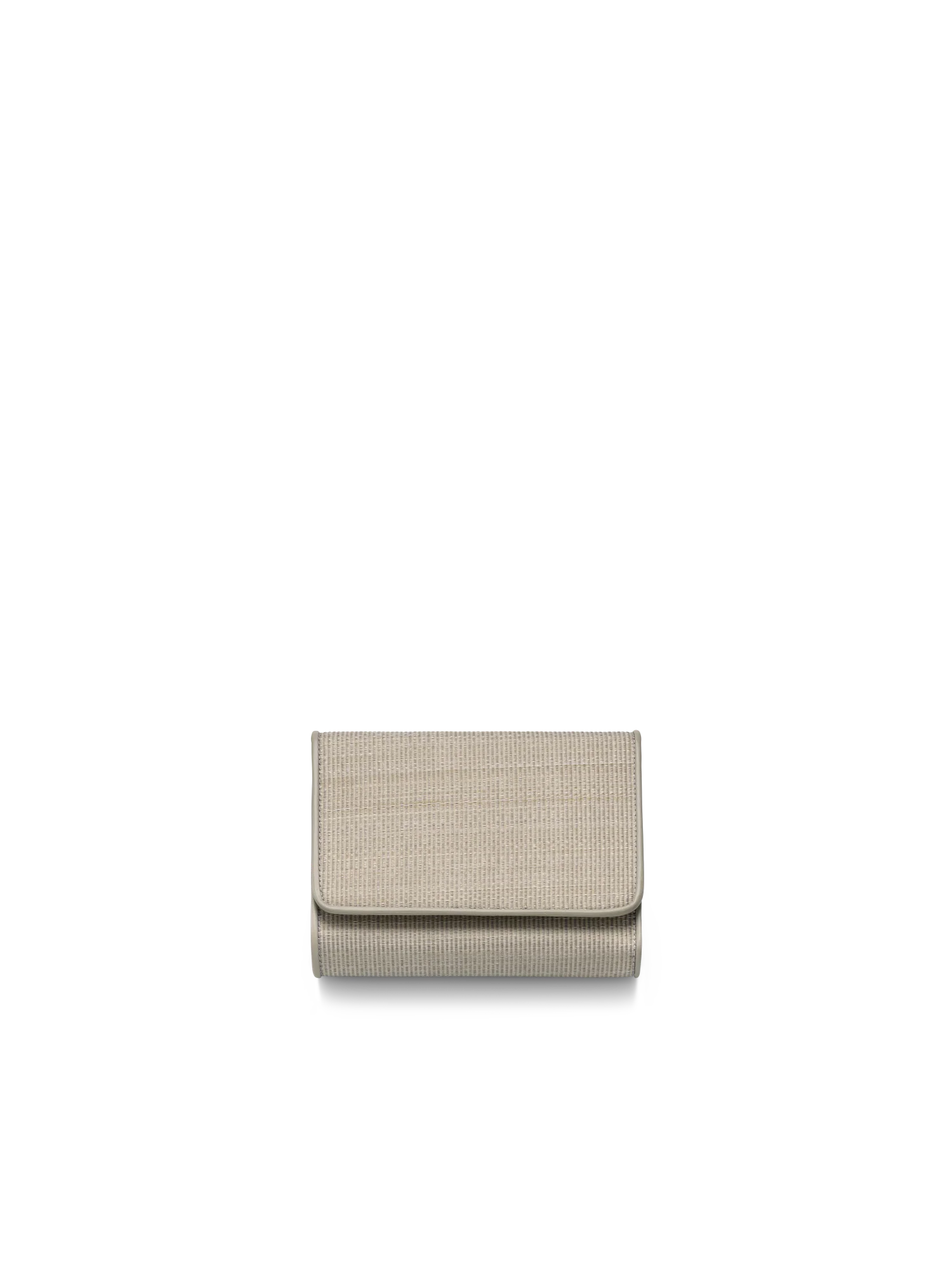 Tri-Fold Wallet in Horsehair Fabric