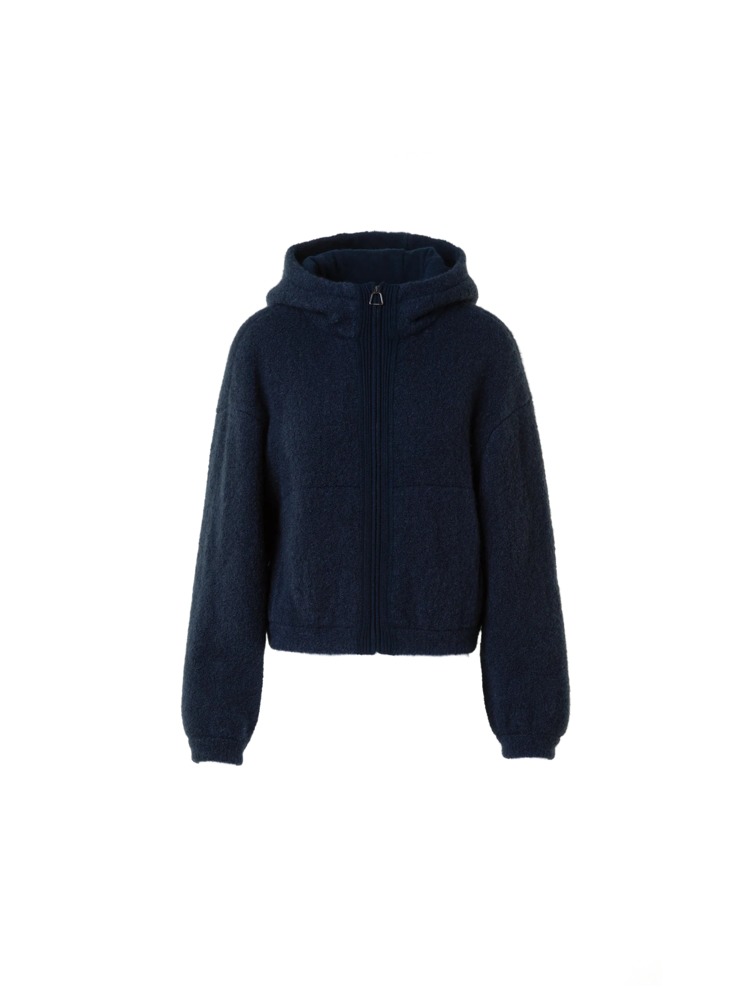 Ultra-Soft Cashmere Silk Bouclé Zip Hoodie