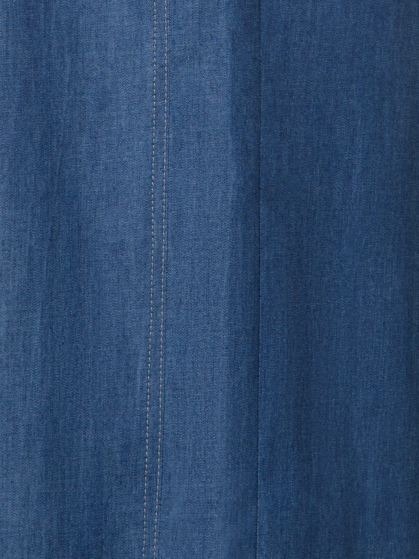 Wide Lightweight Cotton Denim Culottes - Image 6