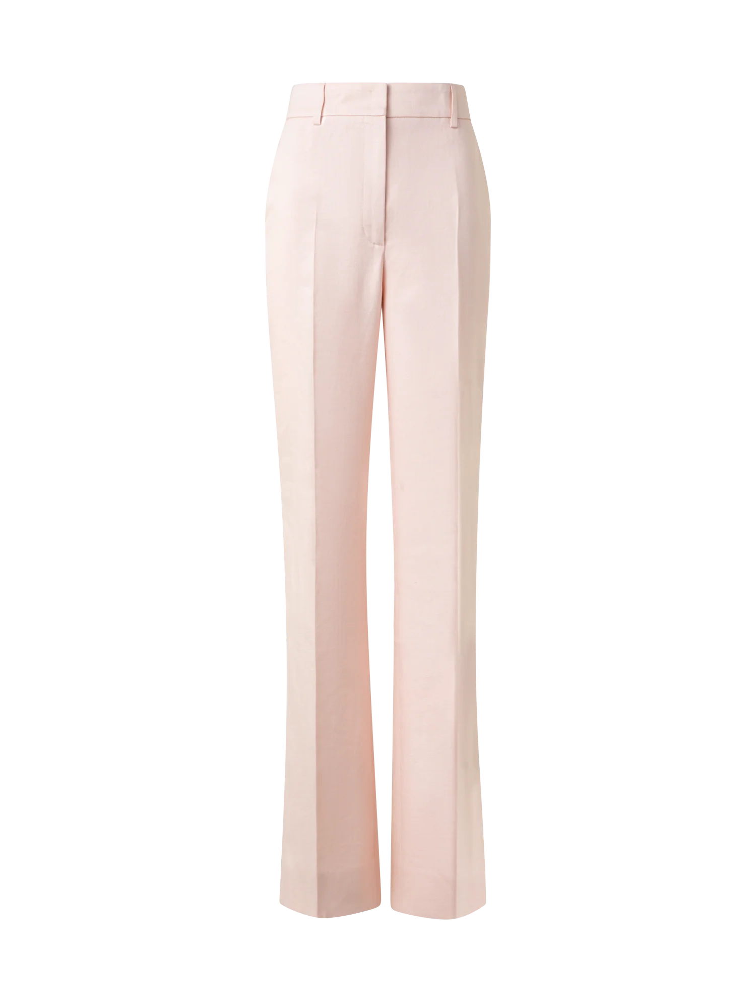 Wide Straight Linen Double-Face Pants