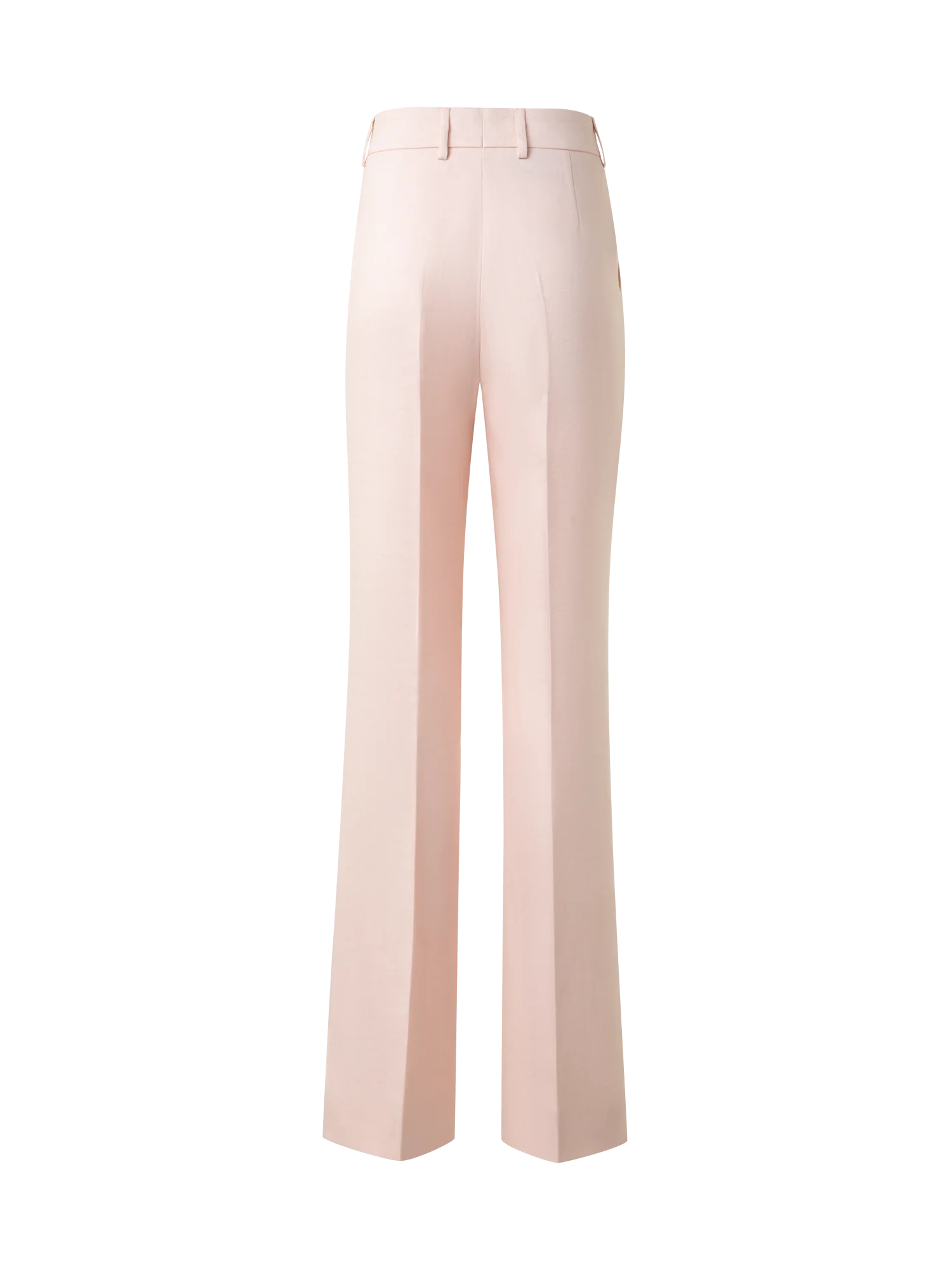Wide Straight Linen Double-Face Pants - Image 3