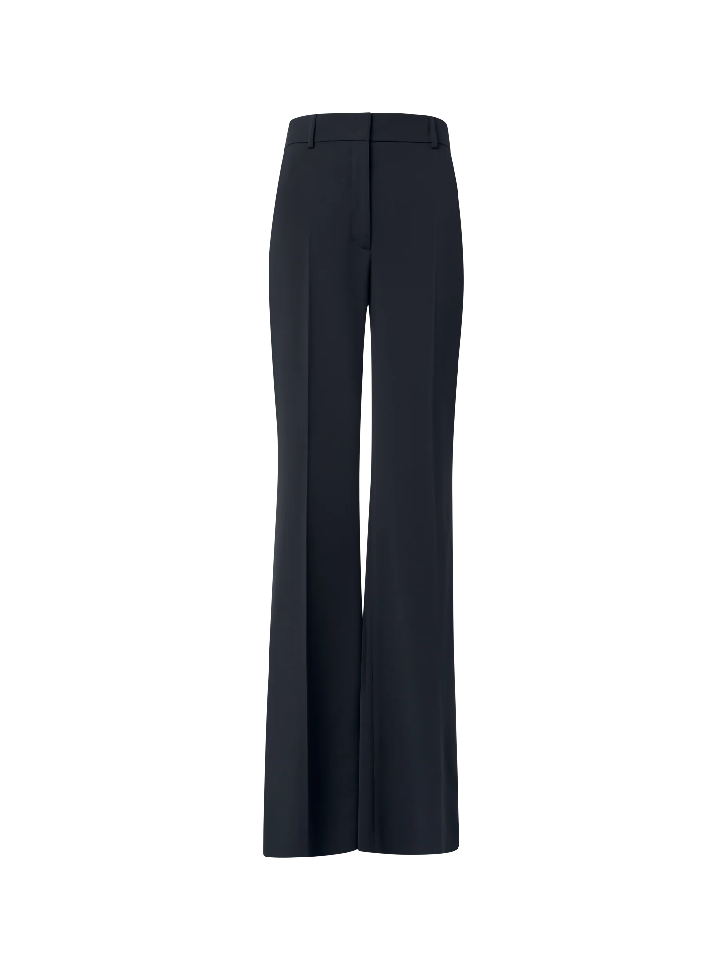 Wide Straight Silk Pants