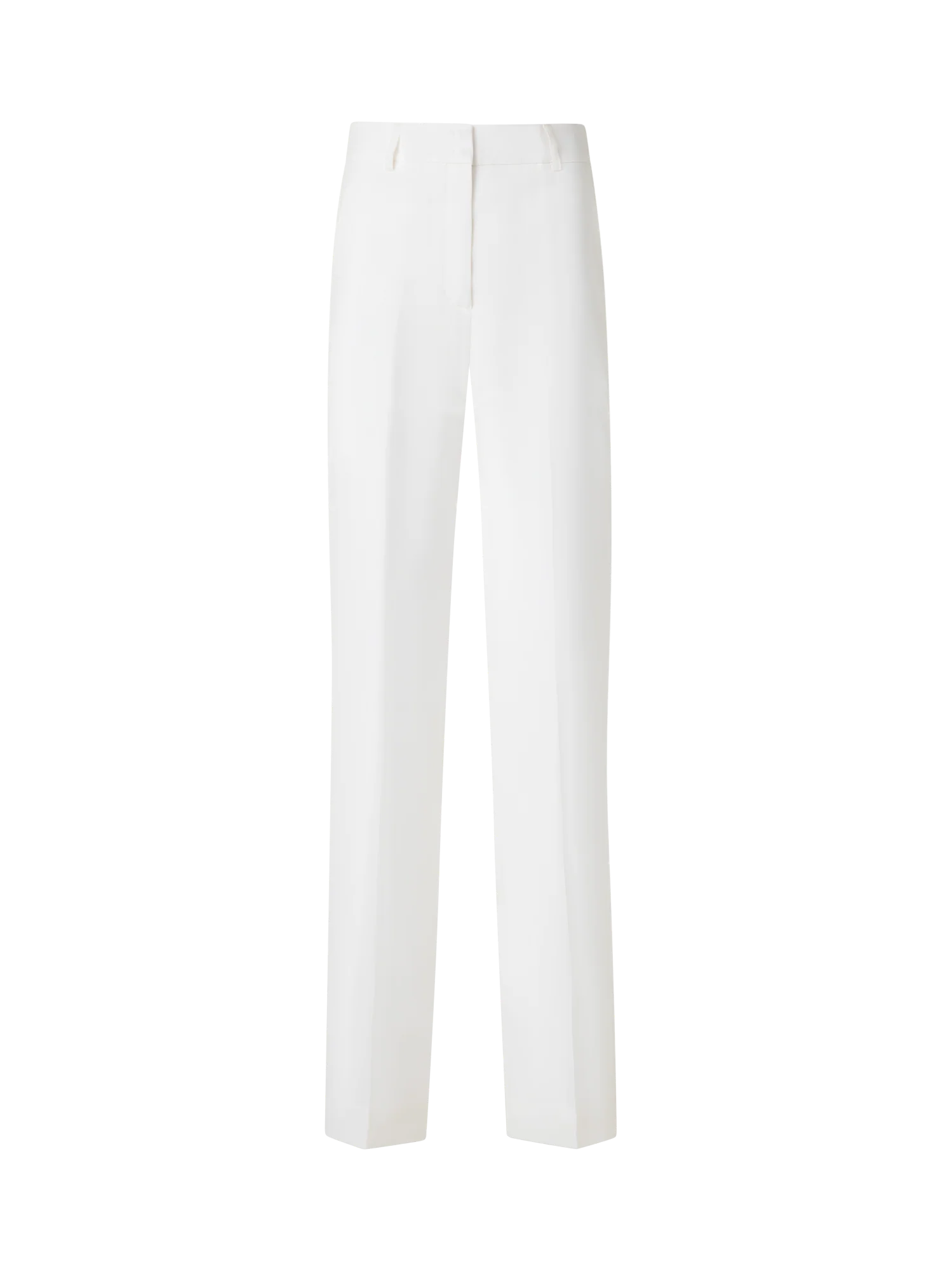 Wide Straight Silk Pants