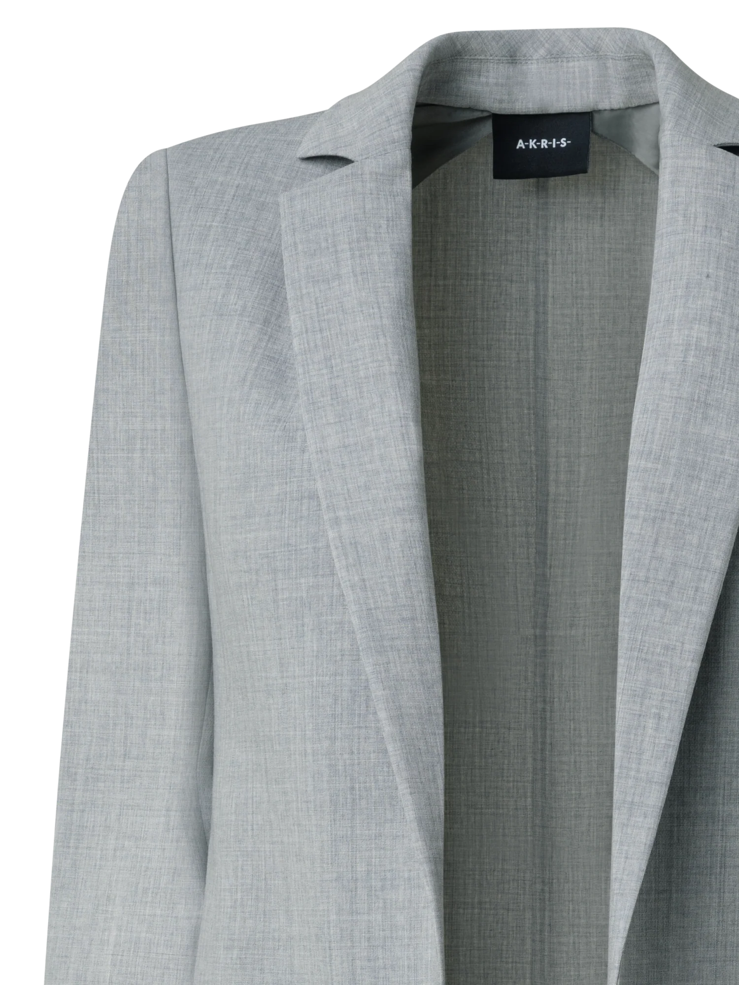 Wool Double-Face Blazer with Elongated Lapel - Image 6