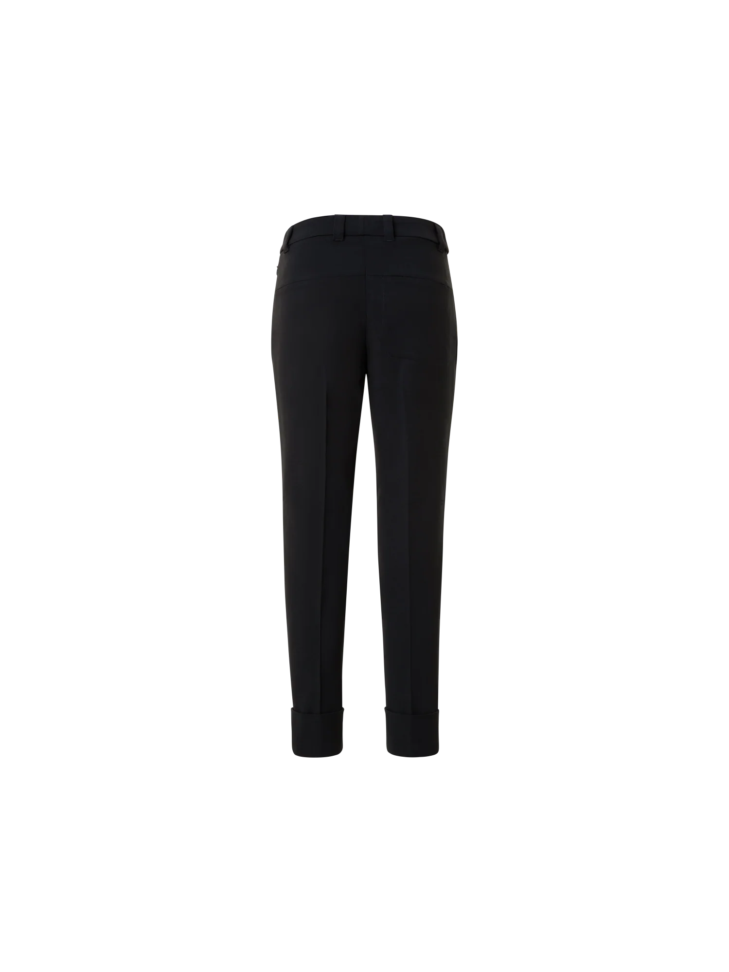 Cropped Tapered Wool Double-Face Pants - Image 3