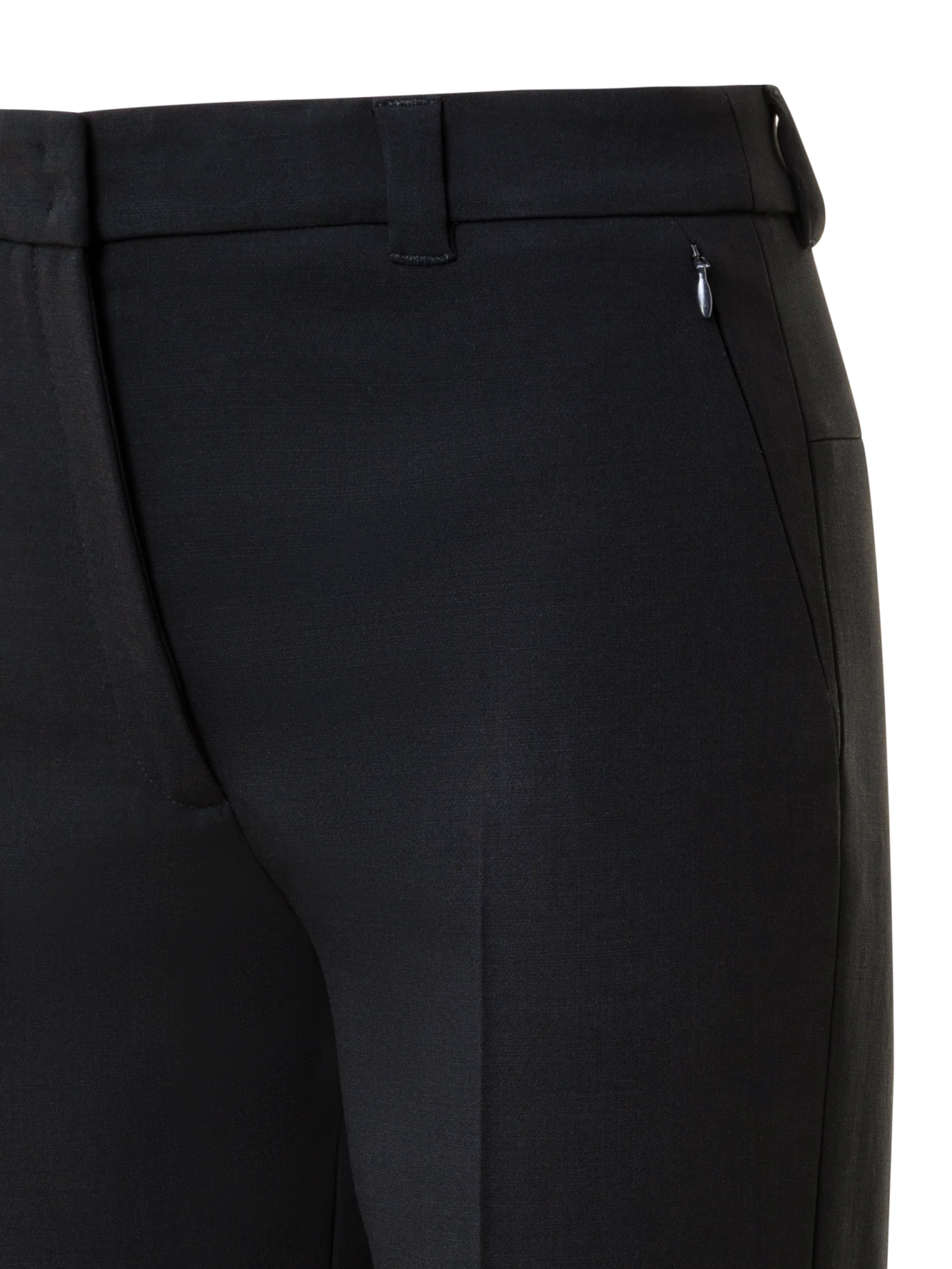 Cropped Tapered Wool Double-Face Pants - Image 4