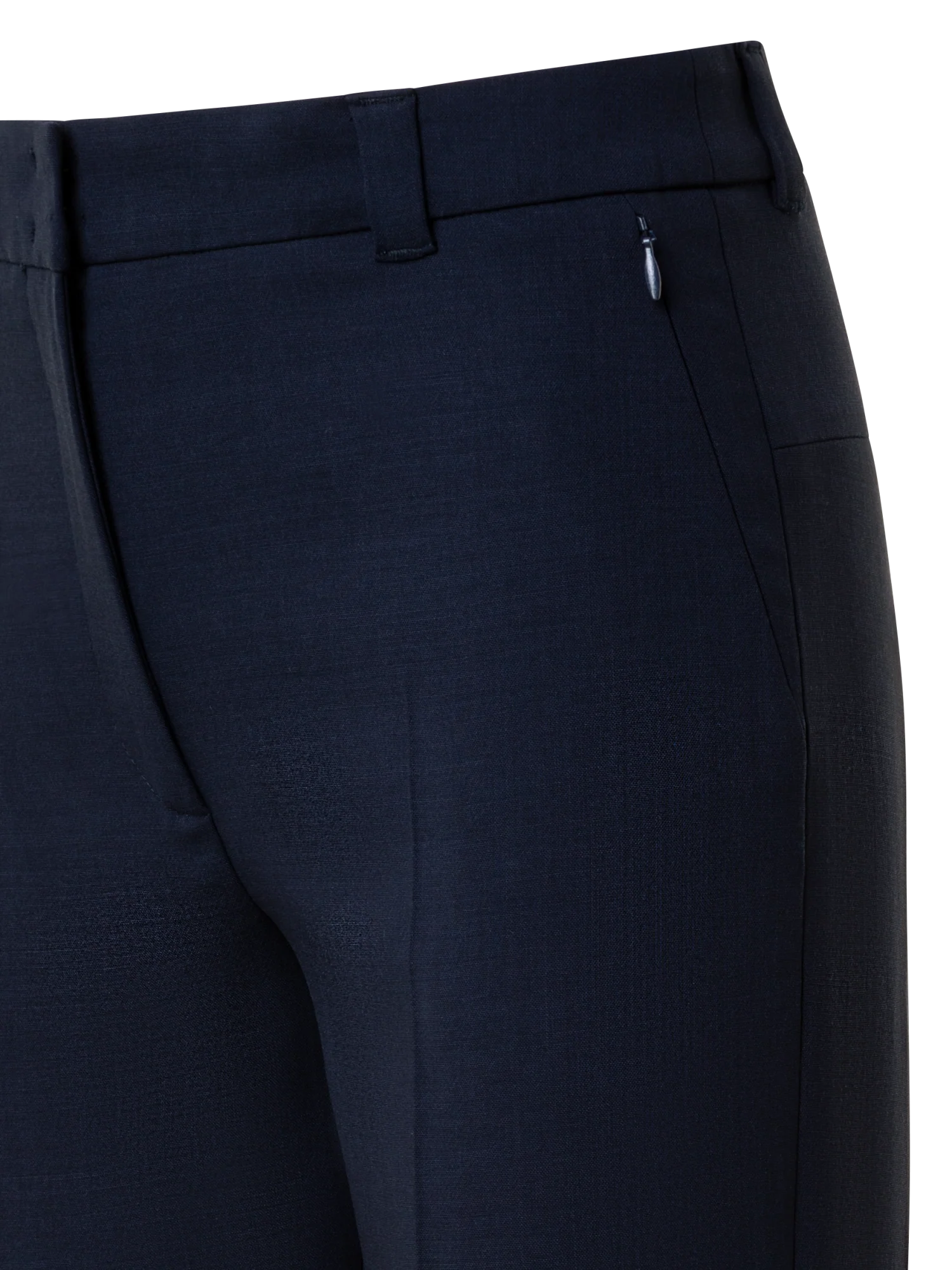 Cropped Tapered Wool Double-Face Pants - Image 2