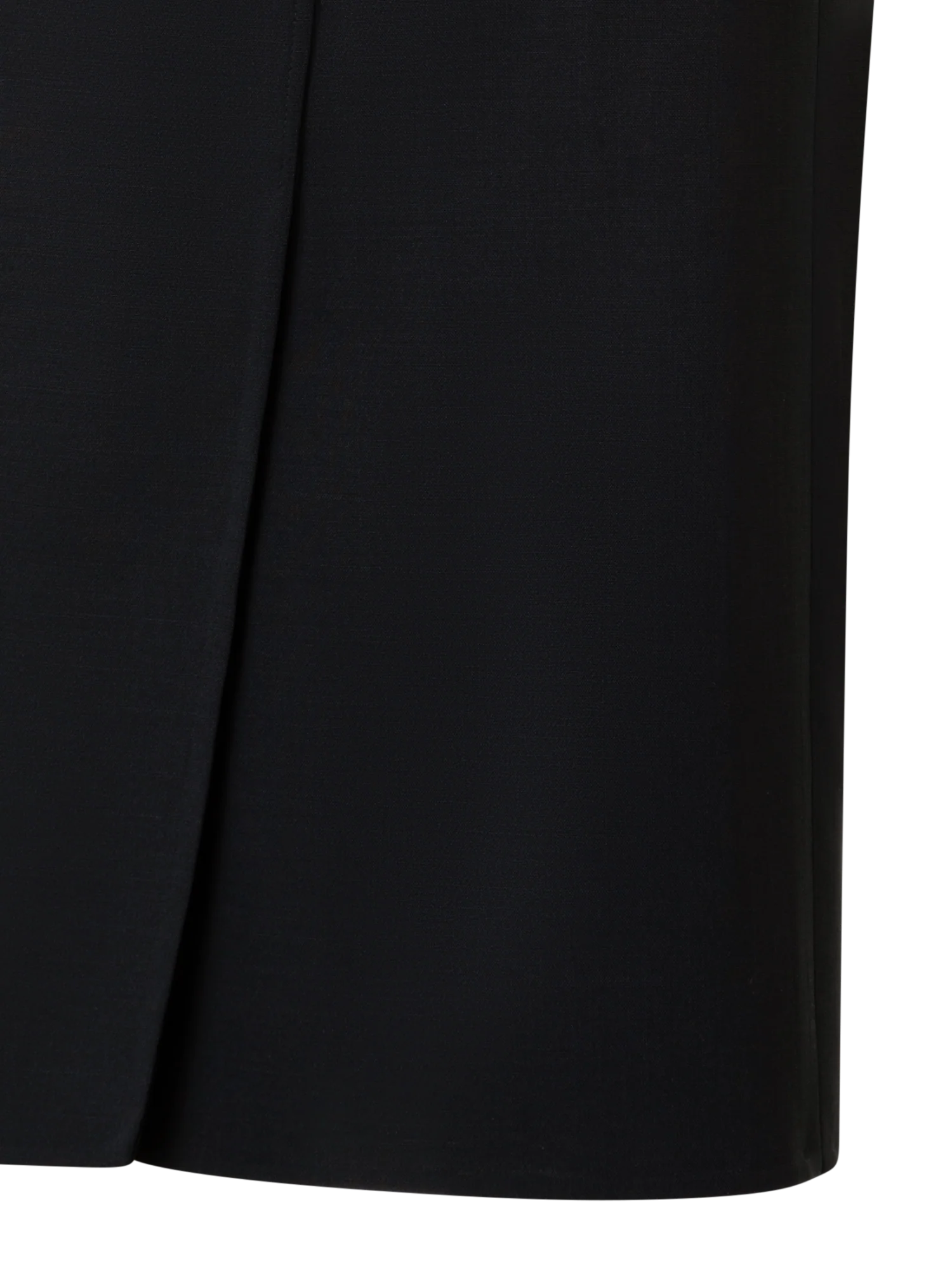Wool Double-Face Wrap Effect Pencil Skirt - Image 5