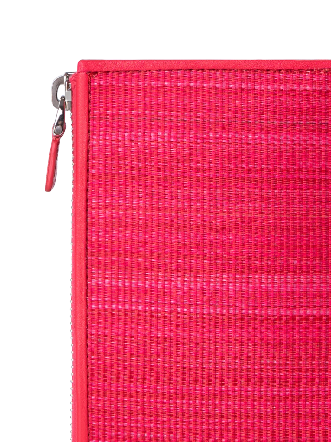 Zipped Card Holder in Horsehair and Leather - Image 3