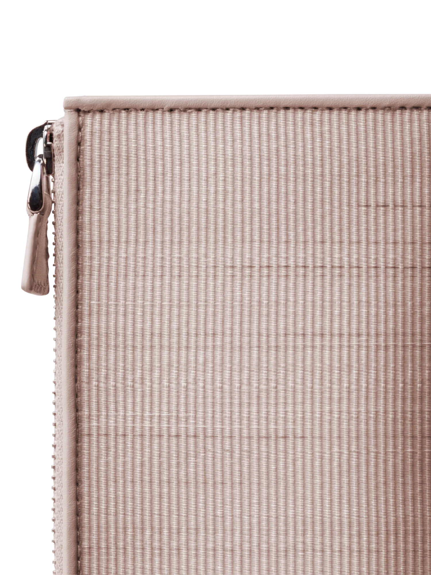 Zipped Card Holder in Horsehair and Leather - Image 3